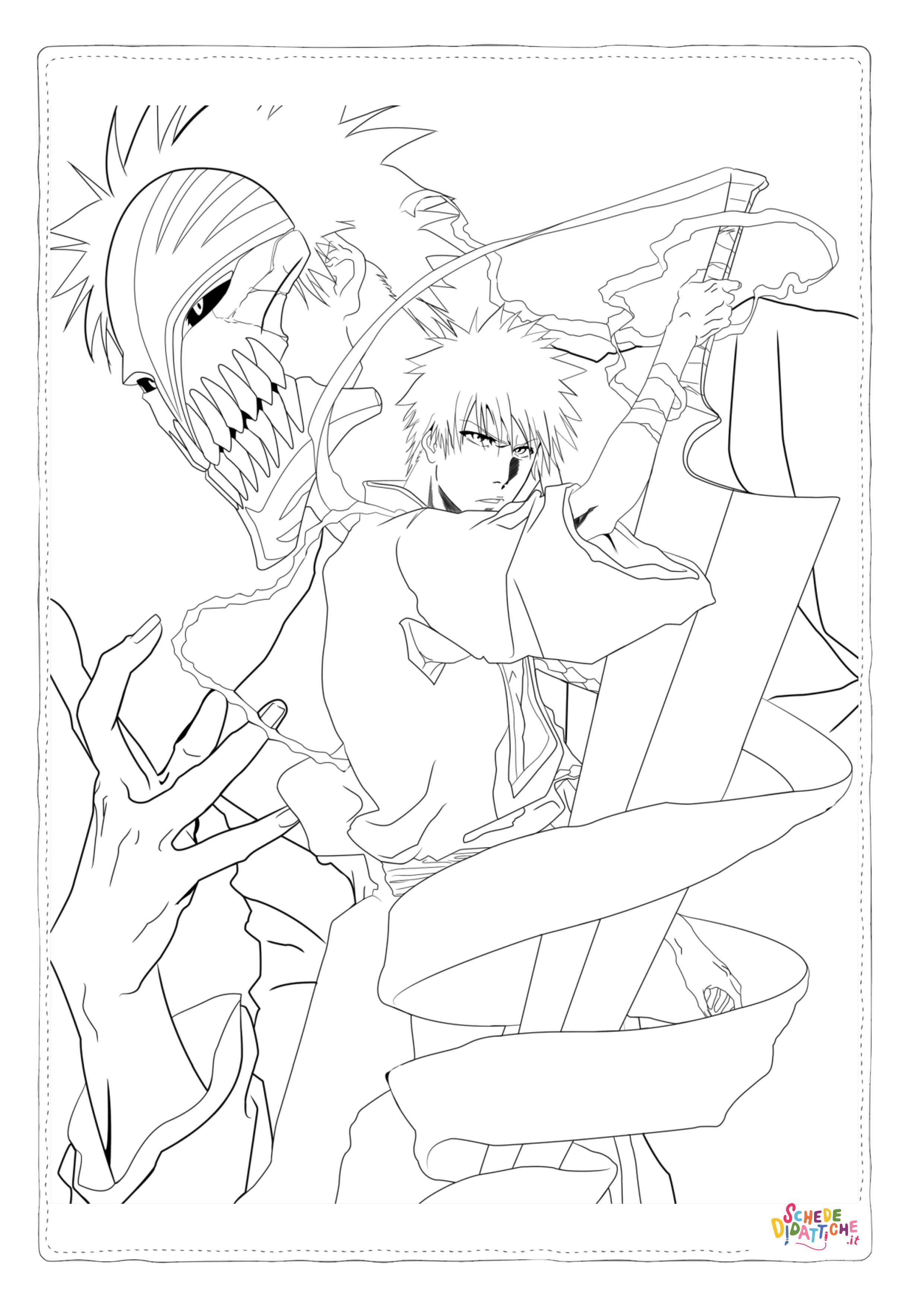 Disegno "Disegno di Bleach da stampare e colorare 2" Disegno di Bleach da stampare e colorare 2