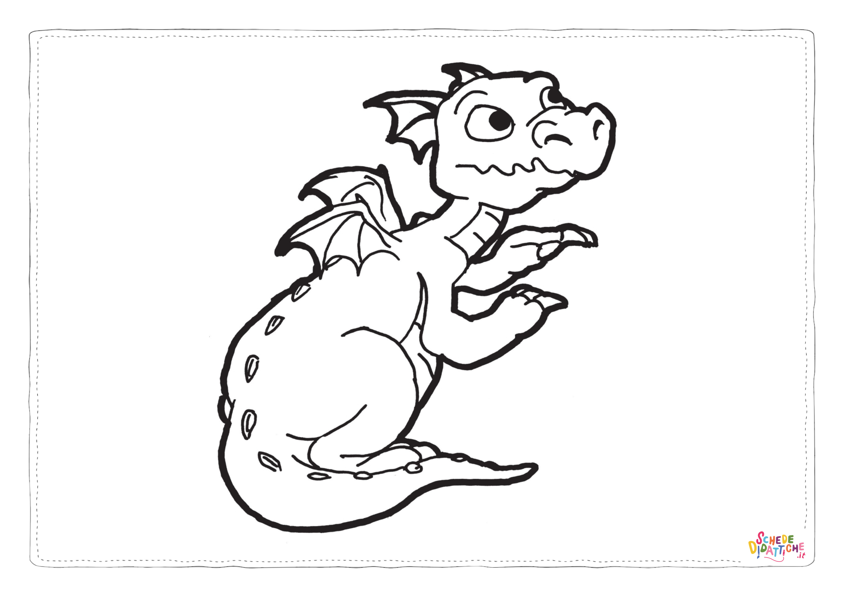 Disegno "Disegno di Dragon Trainer da stampare e colorare 2" Disegno di Dragon Trainer da stampare e colorare 2
