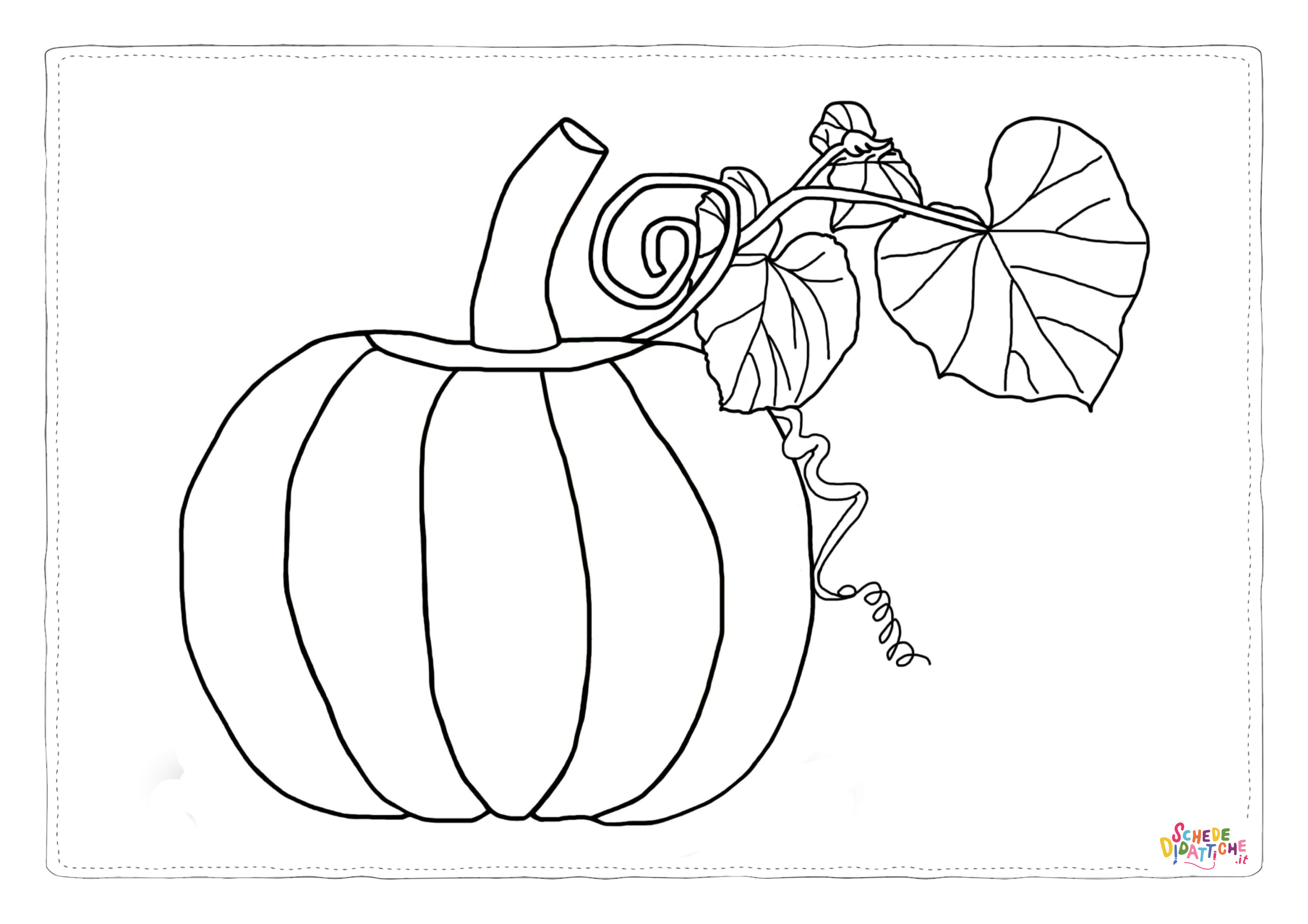 Disegno "Disegno di zucca di Halloween da stampare e colorare 150" Disegno di zucca di Halloween da stampare e colorare 150