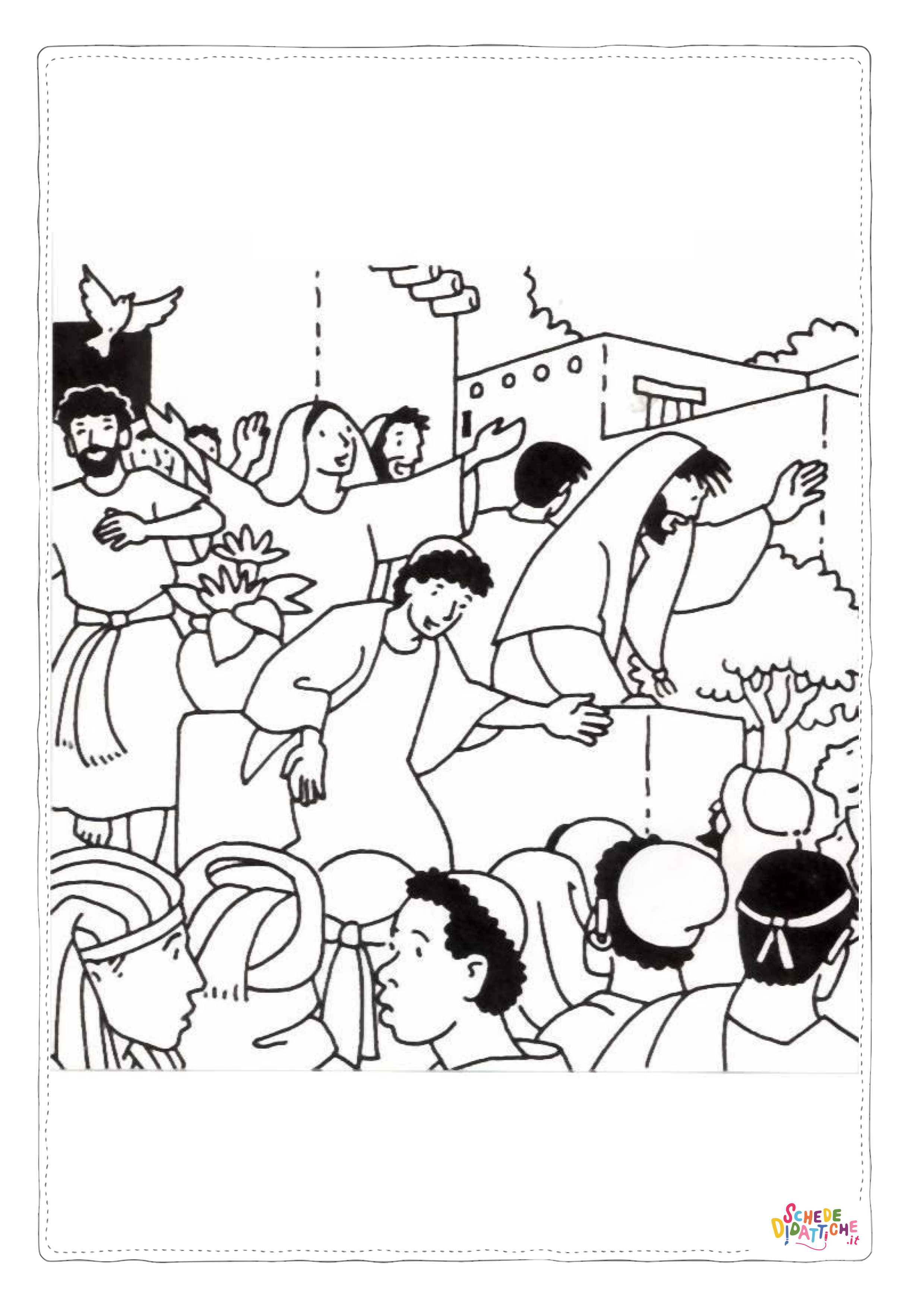 Disegno "Disegno di Cristianesimo da stampare e colorare 318" Disegno di Cristianesimo da stampare e colorare 318