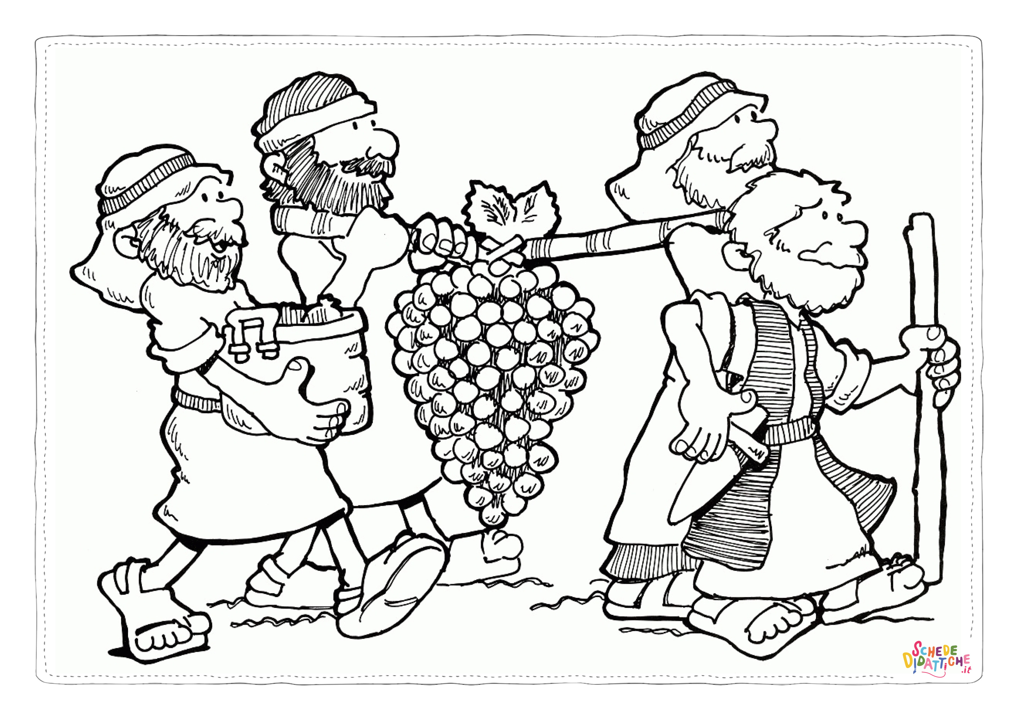 Disegno "Disegno di uva da stampare e colorare 17" Disegno di uva da stampare e colorare 17