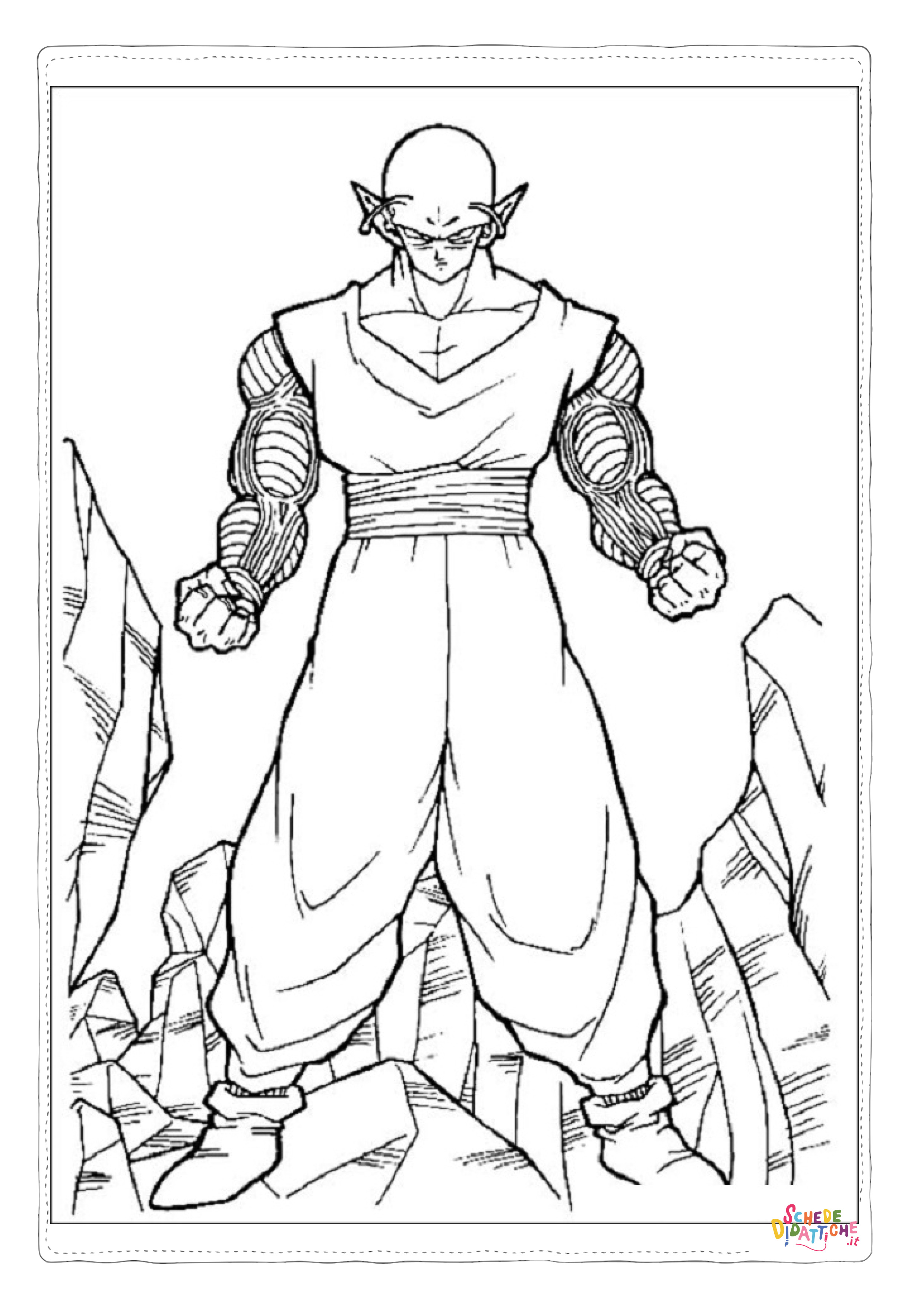 Disegno "Disegno di Dragon Ball da stampare e colorare 87" Disegno di Dragon Ball da stampare e colorare 87