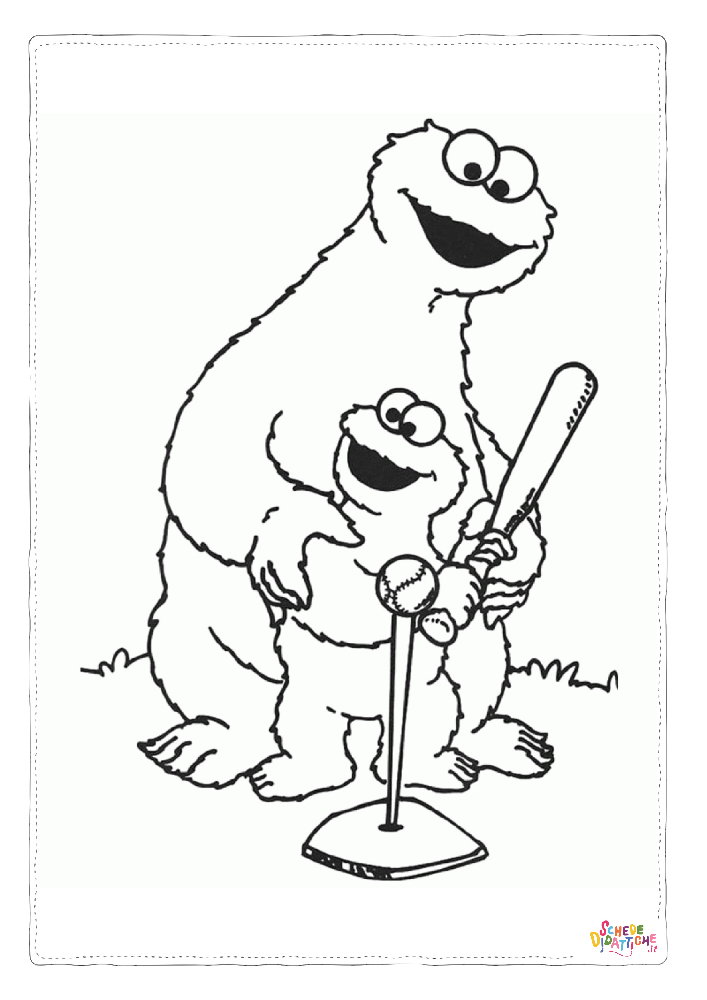Disegno "Disegno di Muppets da stampare e colorare 19" Disegno di Muppets da stampare e colorare 19
