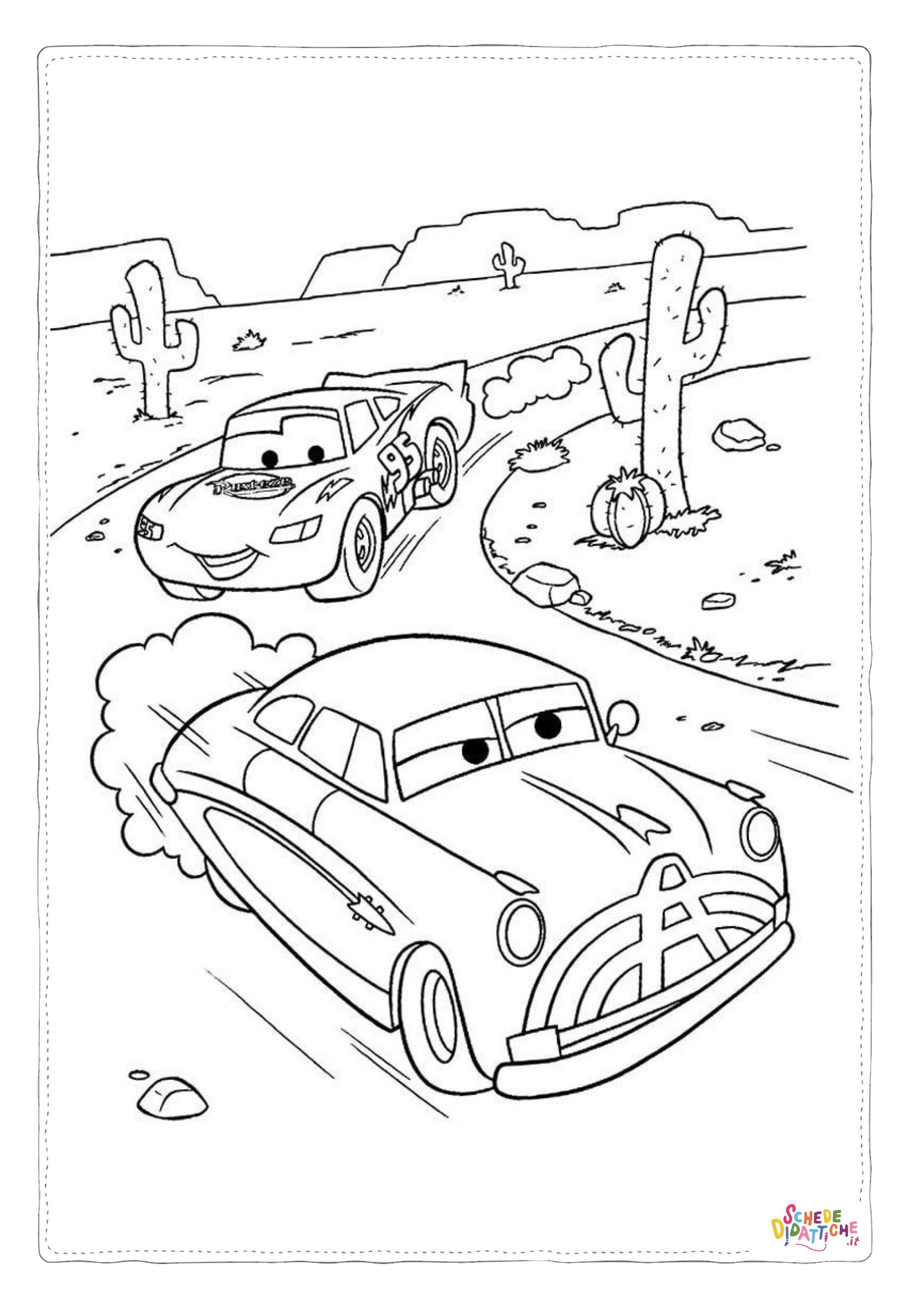 Disegno di Cars da stampare e colorare 249