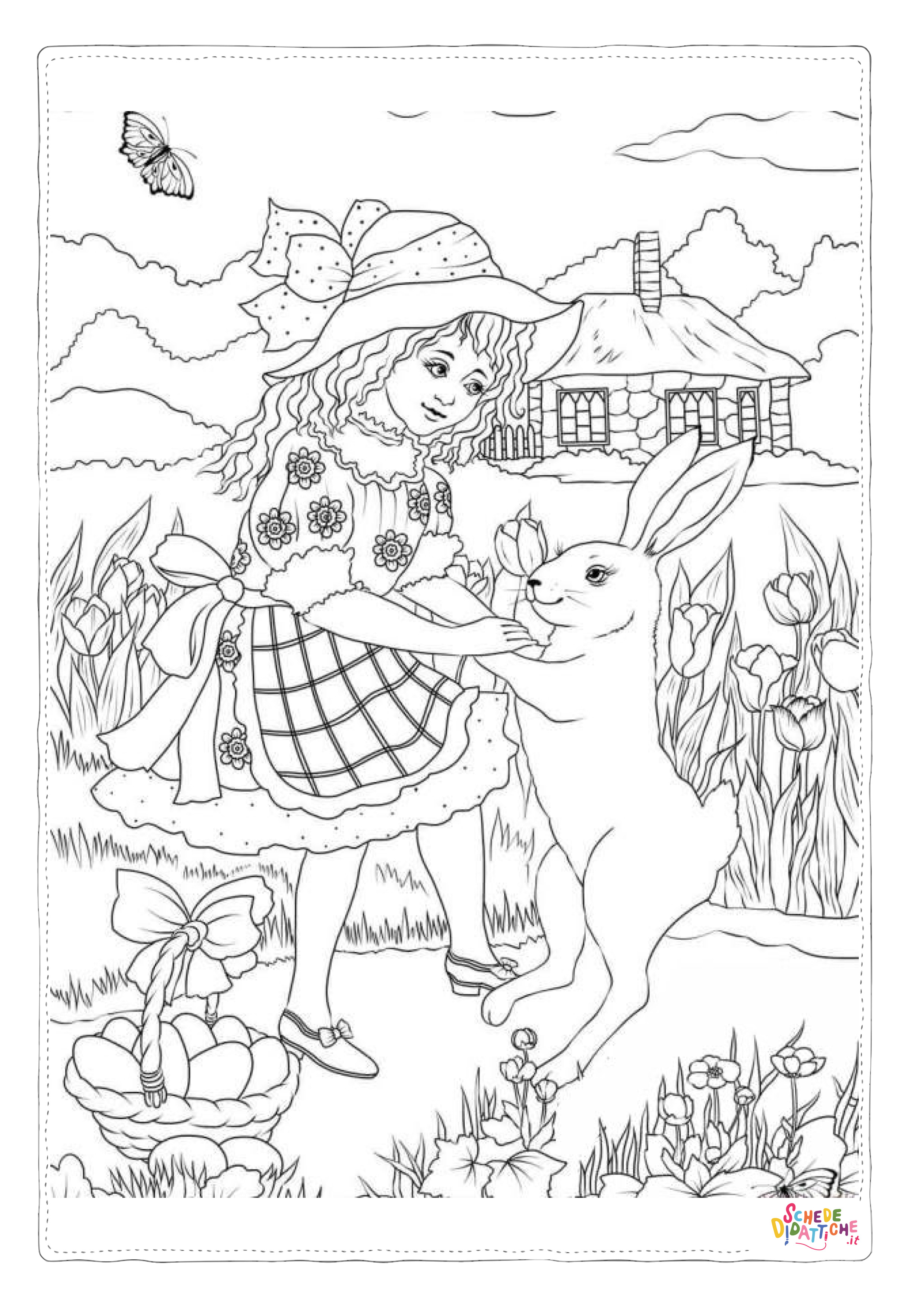 Disegno "Disegno di uovo di Pasqua da stampare e colorare 51" Disegno di uovo di Pasqua da stampare e colorare 51