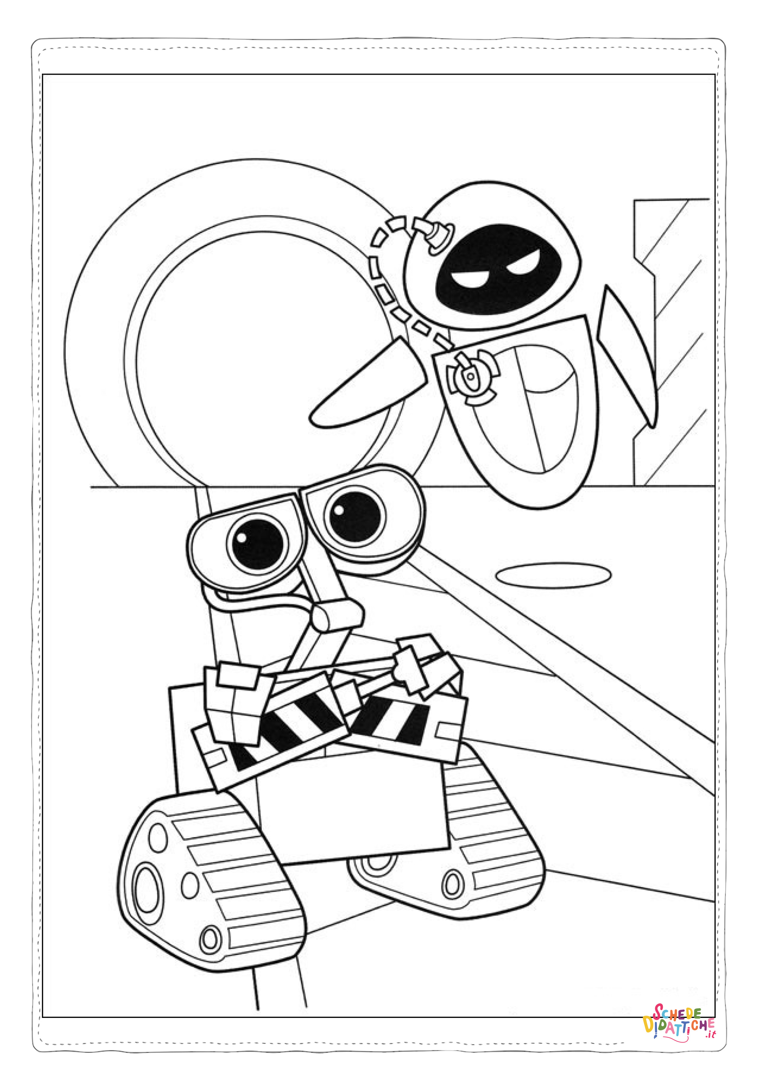 Disegno "Disegno di Wall-E da stampare e colorare 65" Disegno di Wall-E da stampare e colorare 65