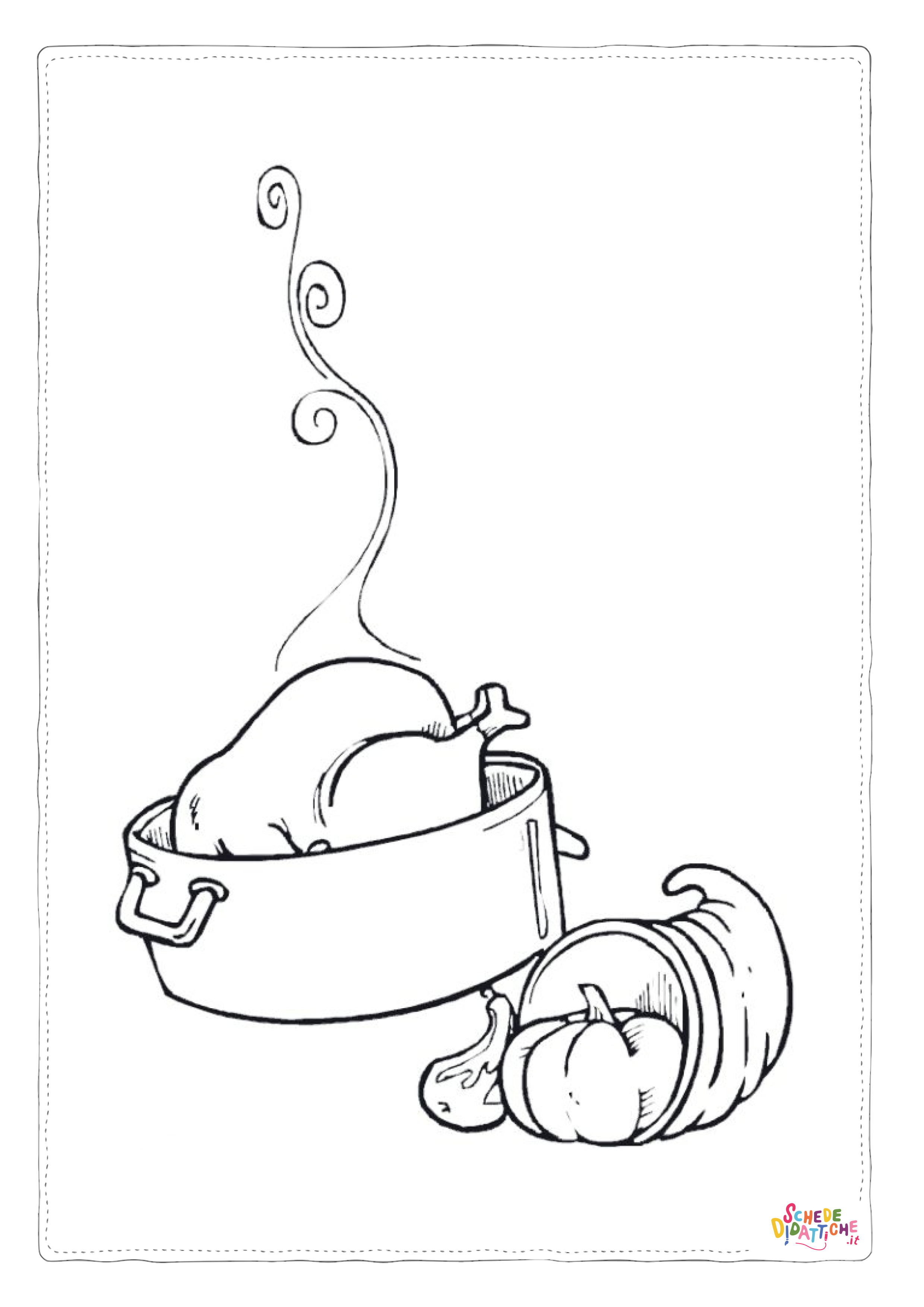 Disegno "Disegno di carne da stampare e colorare 20" Disegno di carne da stampare e colorare 20