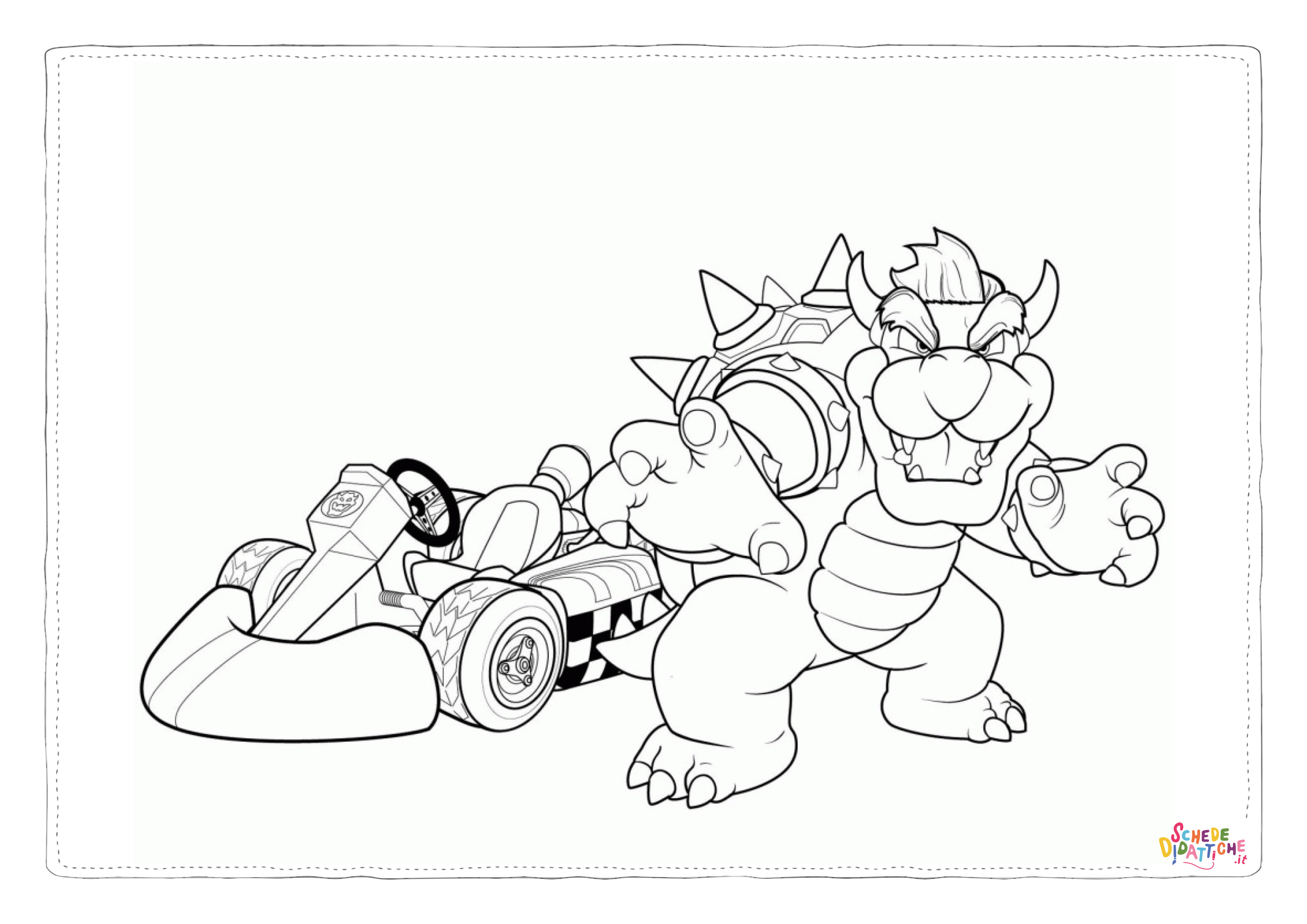 Disegno "Disegno di Super Mario da stampare e colorare 49" Disegno di Super Mario da stampare e colorare 49