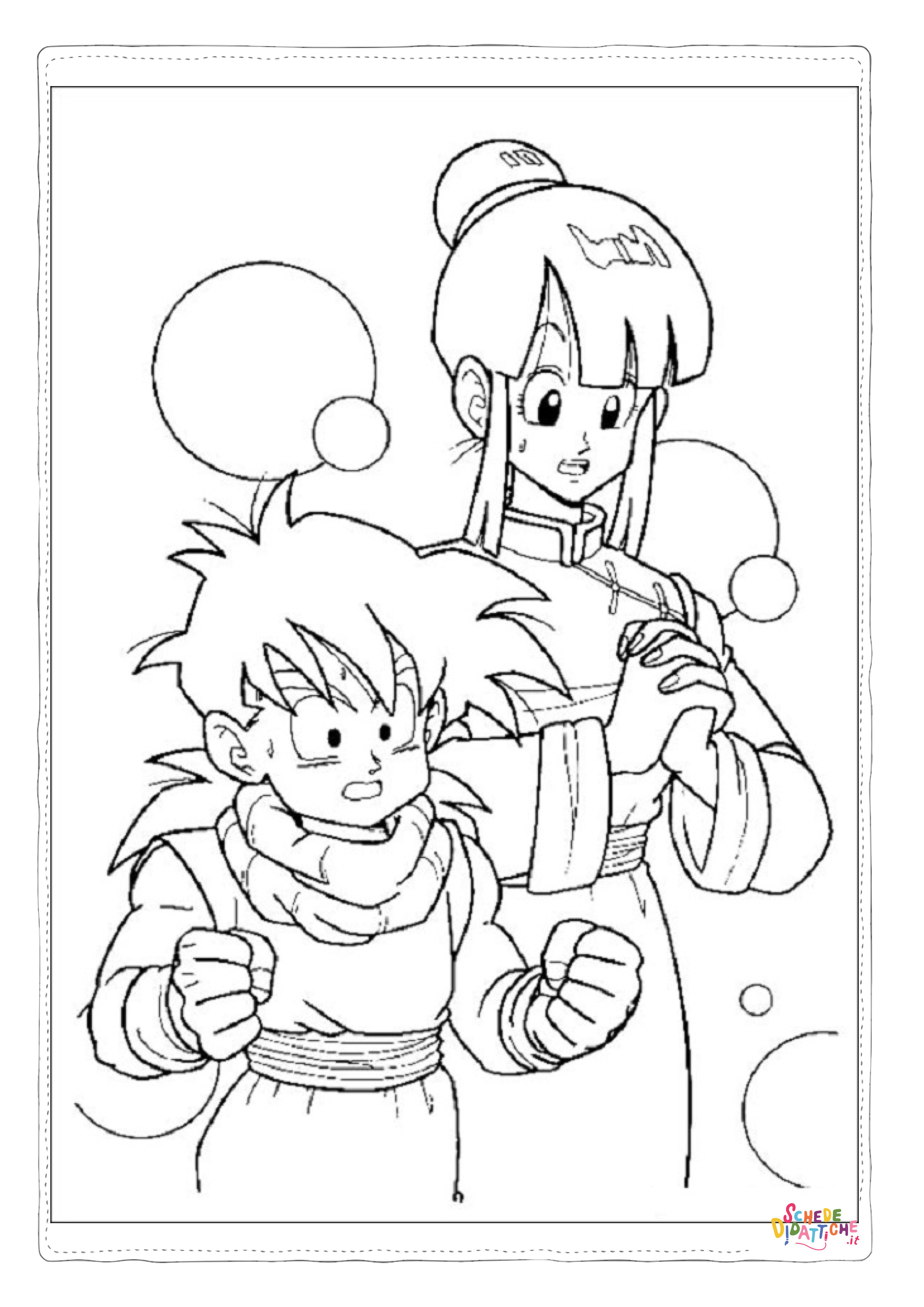 Disegno "Disegno di Dragon Ball da stampare e colorare 88" Disegno di Dragon Ball da stampare e colorare 88