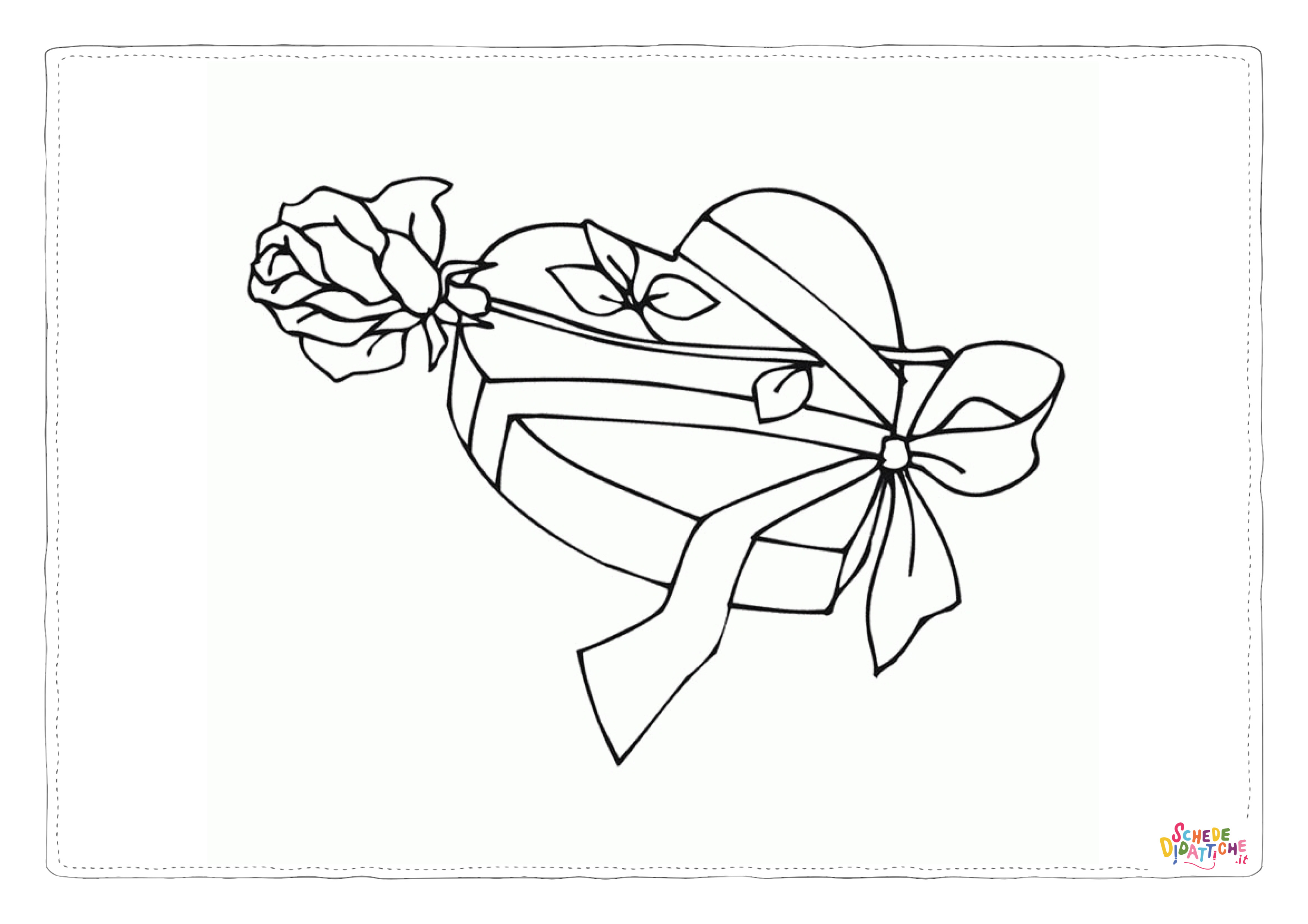 Disegno "Disegno di cuore da stampare e colorare 113" Disegno di cuore da stampare e colorare 113