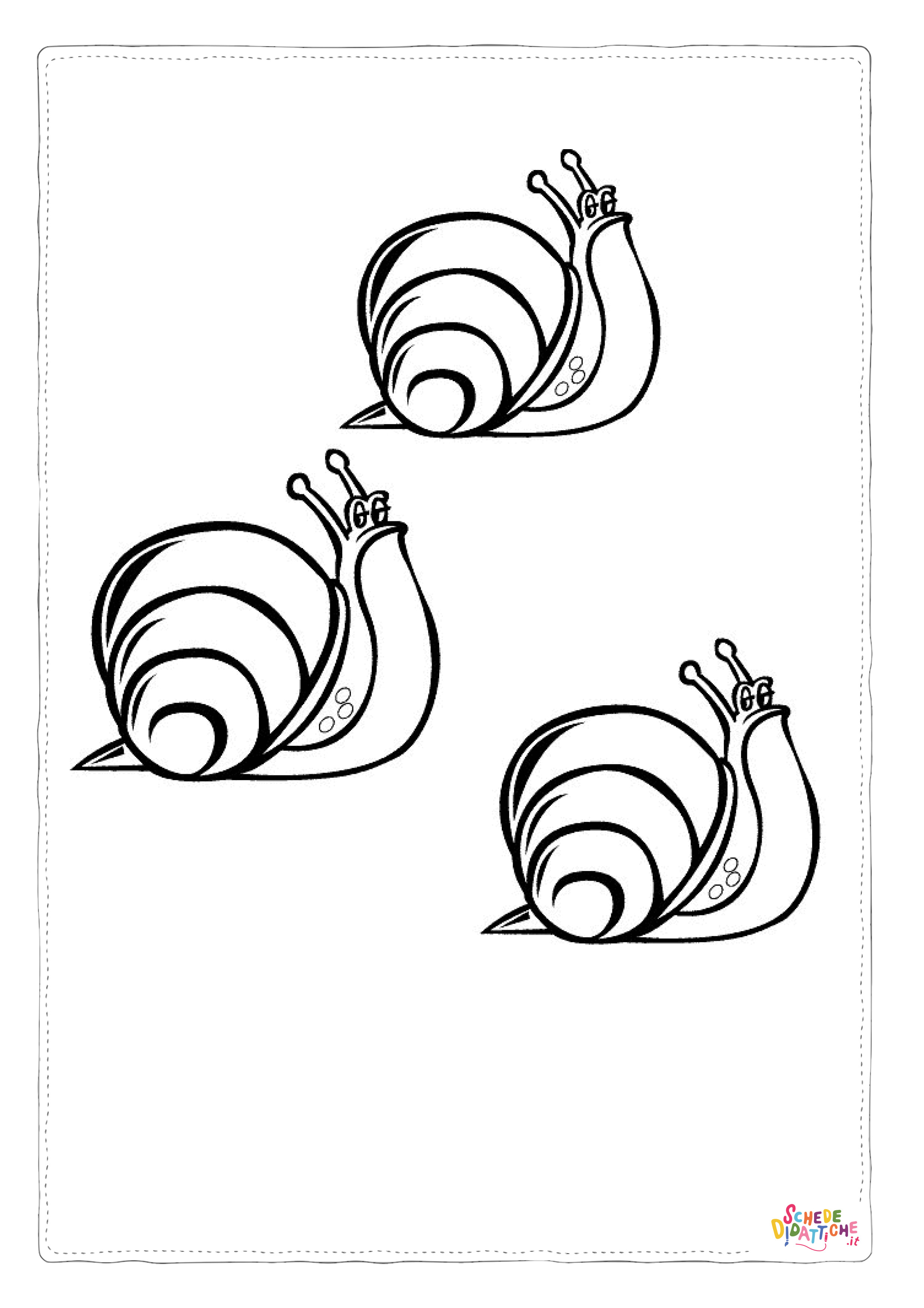 Disegno di lumaca da stampare e colorare 15