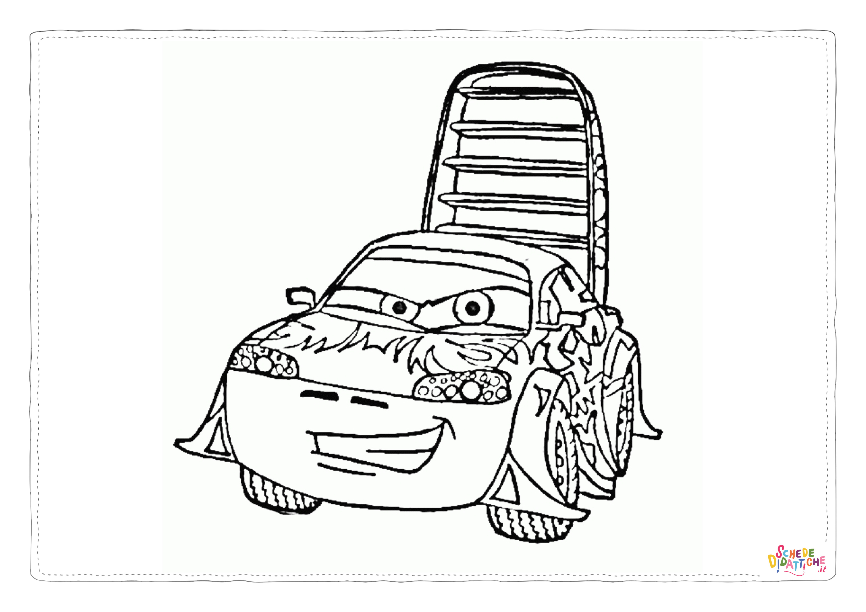 Disegno "Disegno di Cars da stampare e colorare 213" Disegno di Cars da stampare e colorare 213
