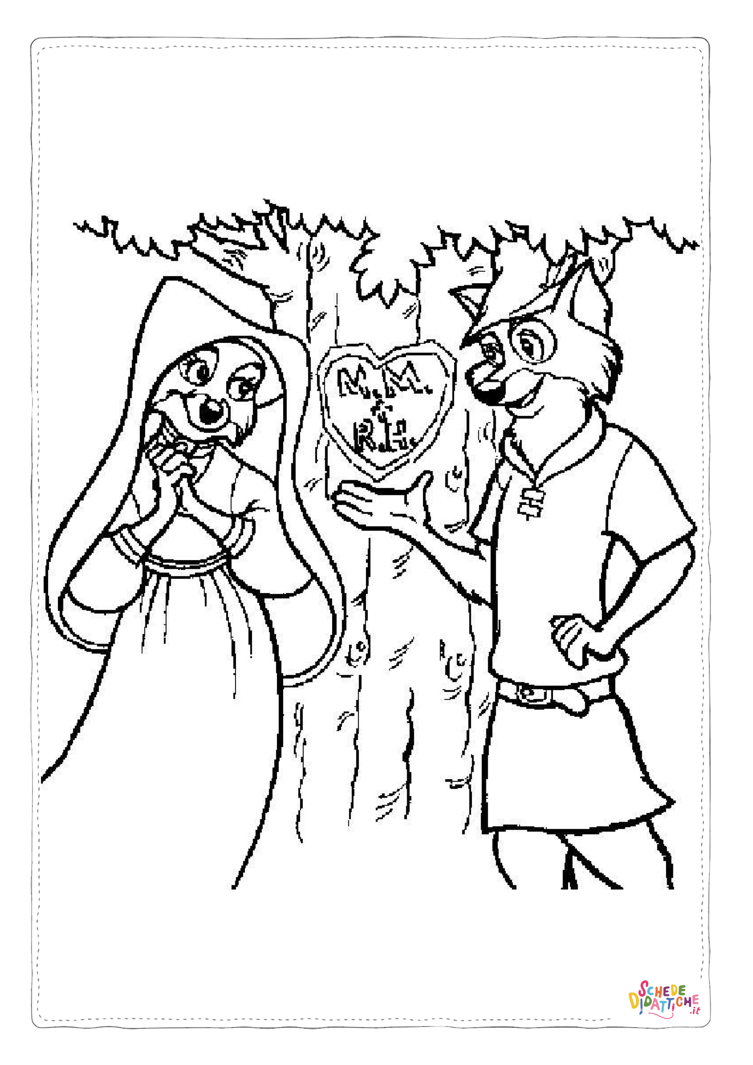 Disegno di Robin Hood da stampare e colorare 12