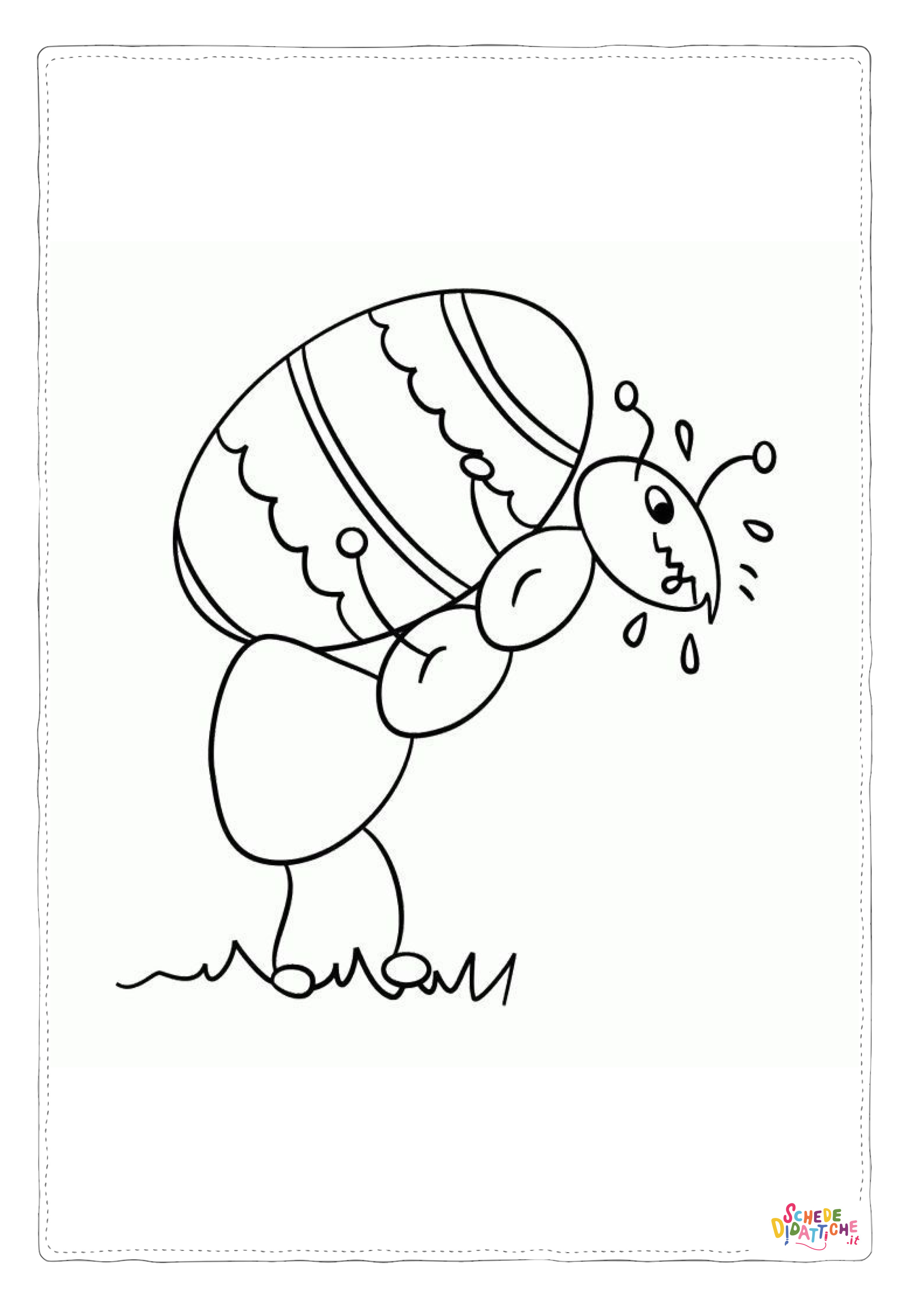 Disegno "Disegno di formica da stampare e colorare 12" Disegno di formica da stampare e colorare 12