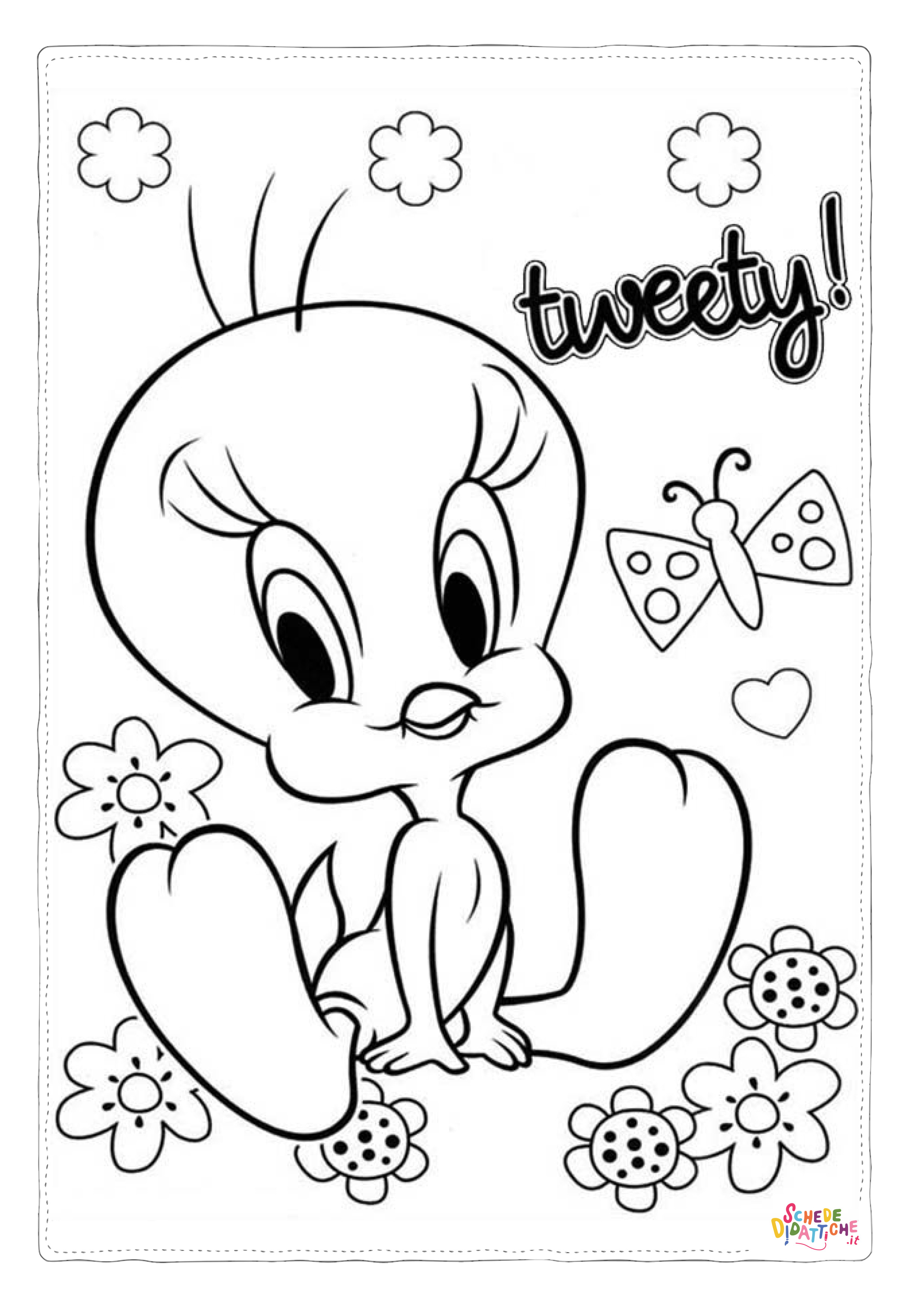 Disegno "Disegno di Titty da stampare e colorare 40" Disegno di Titty da stampare e colorare 40