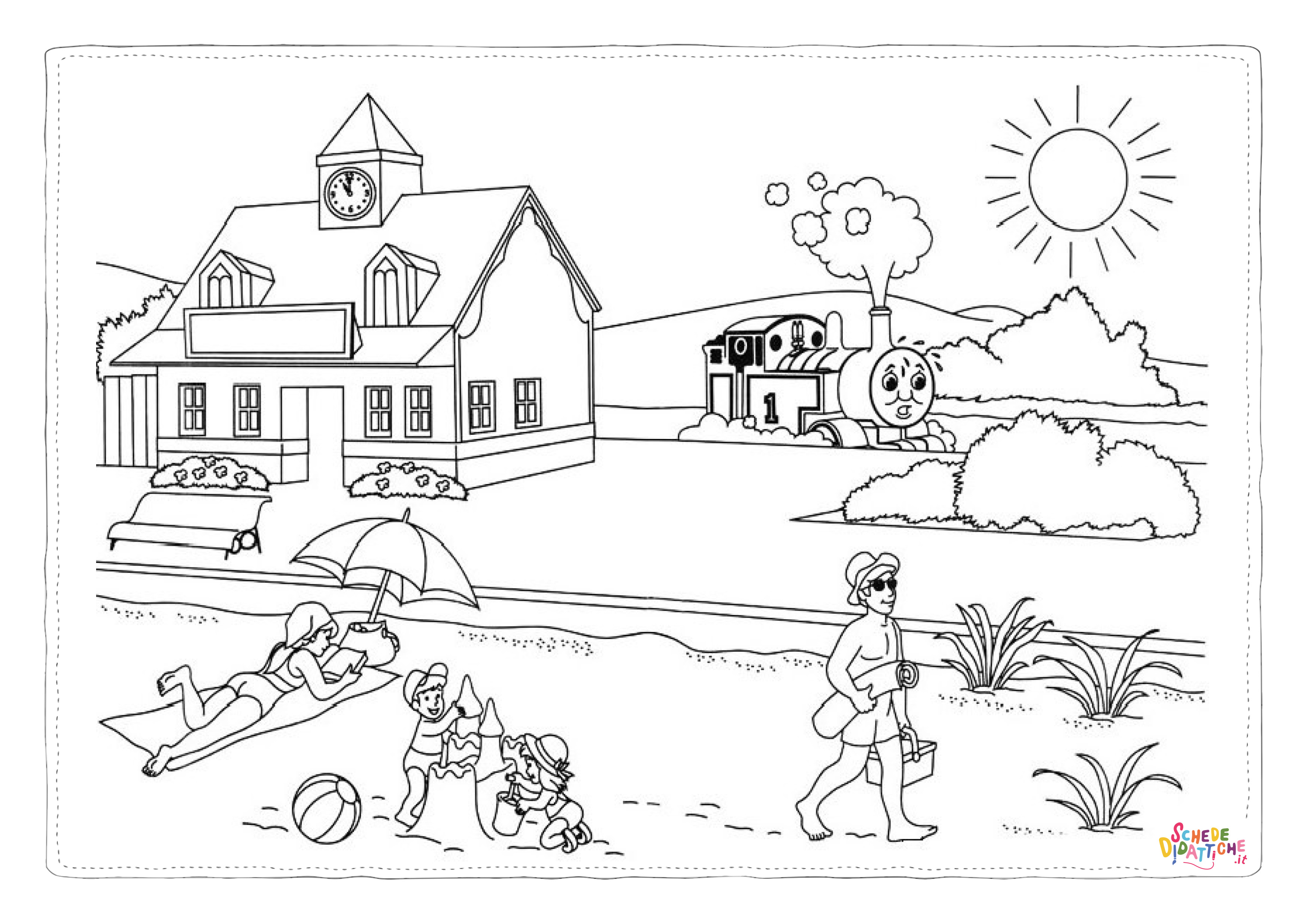Disegno "Castelli di sapbbia in spiaggia 14" Castelli di sapbbia in spiaggia 14
