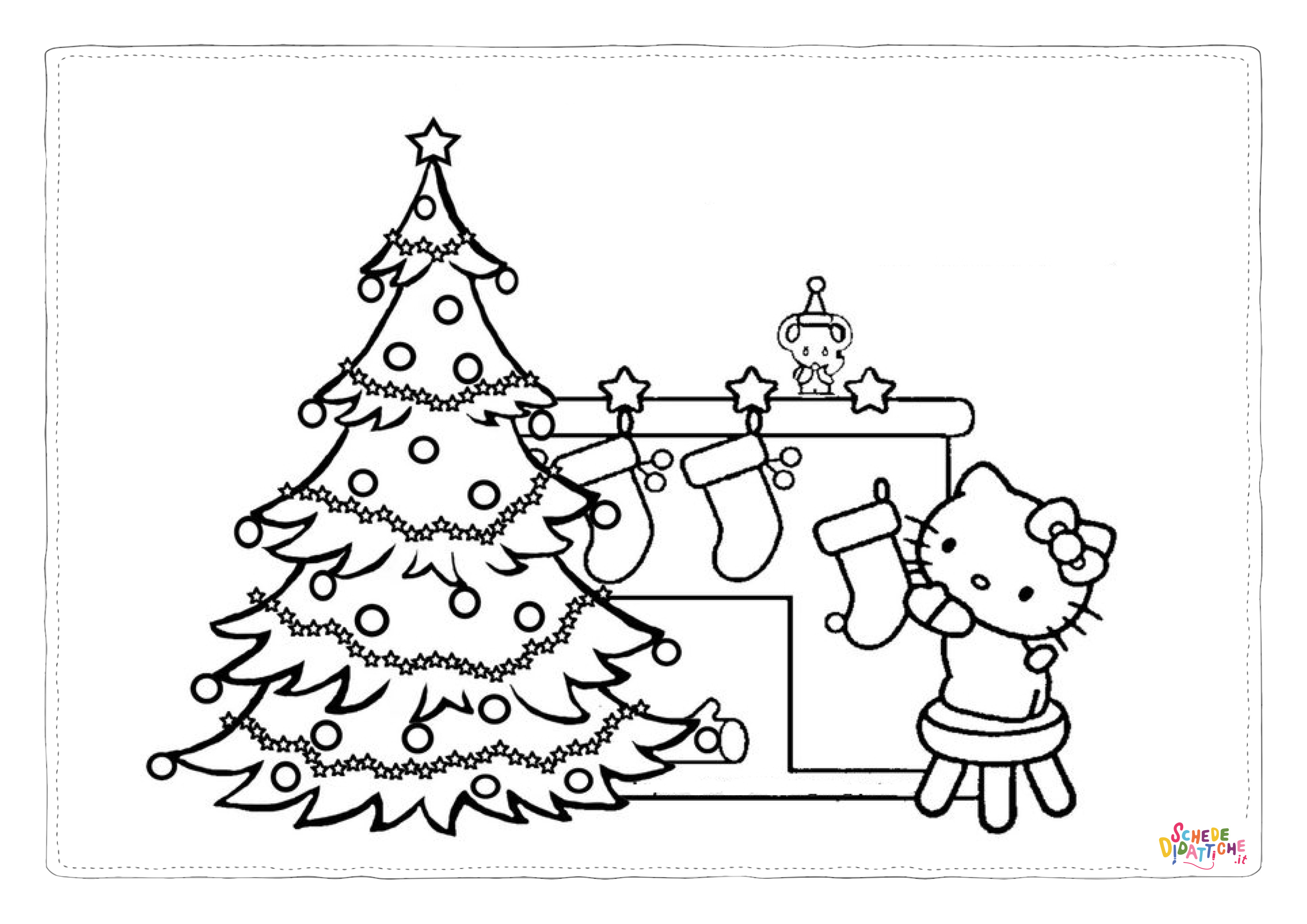 Disegno "Disegno di Hello Kitty da stampare e colorare 100" Disegno di Hello Kitty da stampare e colorare 100
