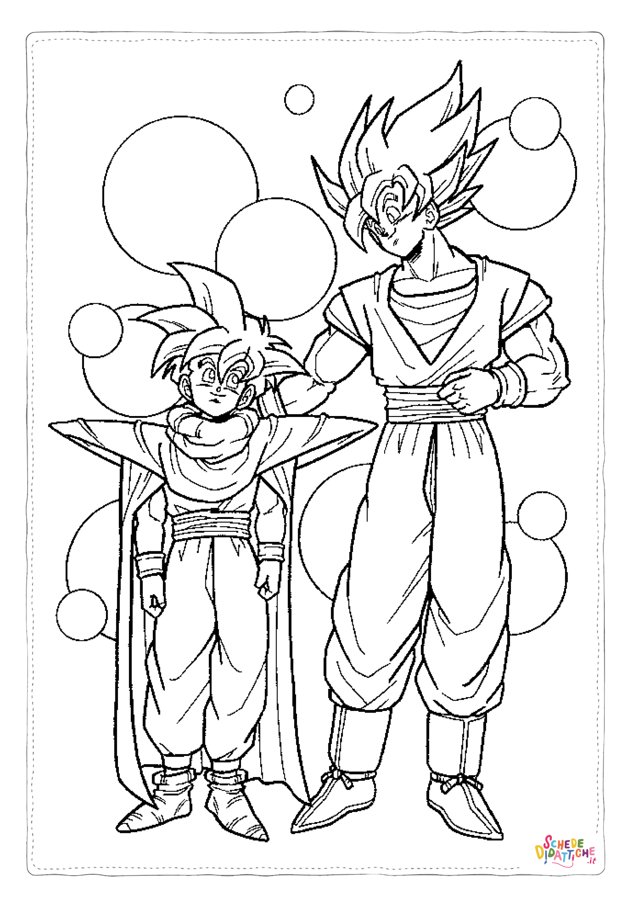 Disegno "Disegno di Dragon Ball da stampare e colorare 143" Disegno di Dragon Ball da stampare e colorare 143