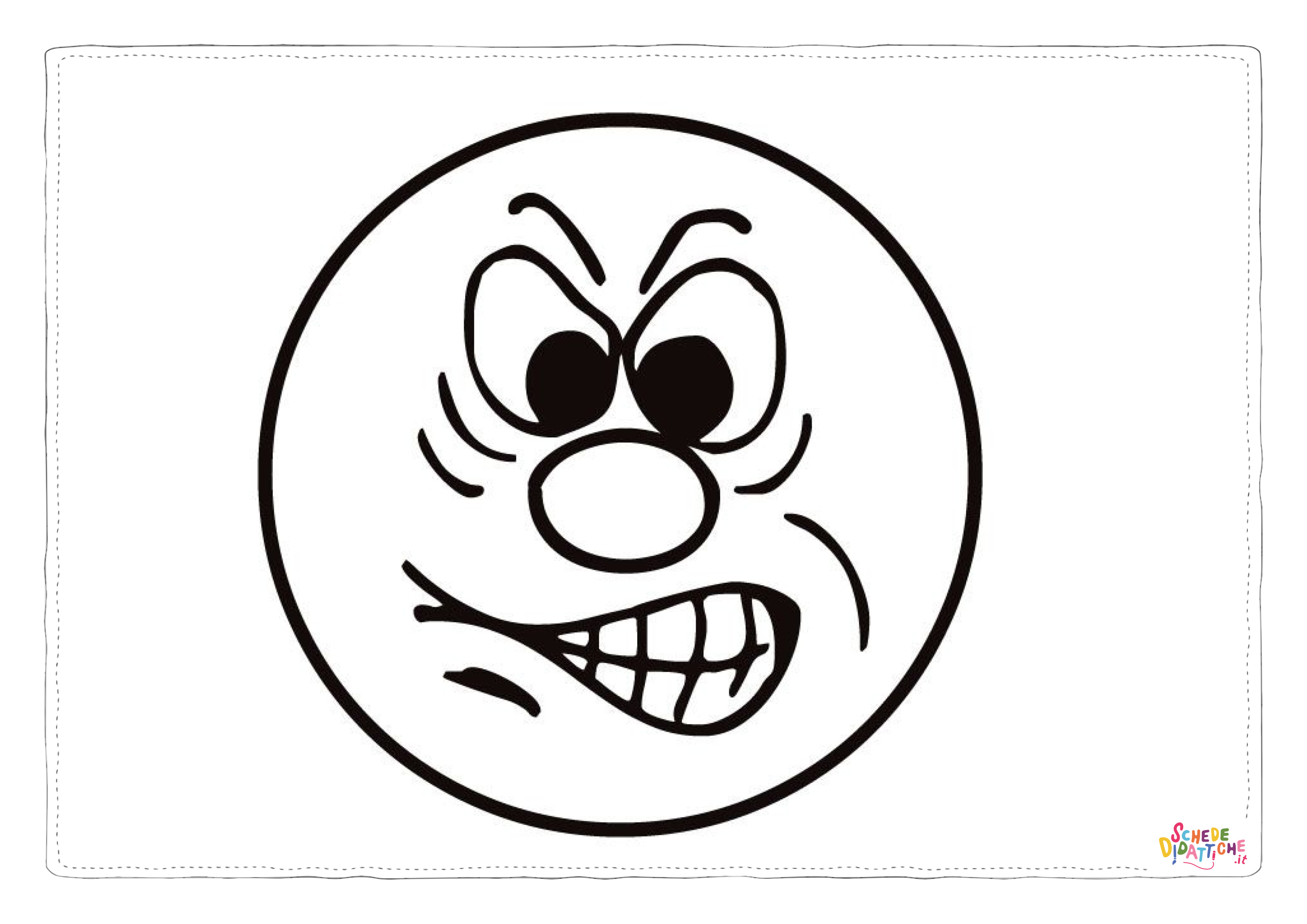 Disegno di emoji da stampare e colorare 5