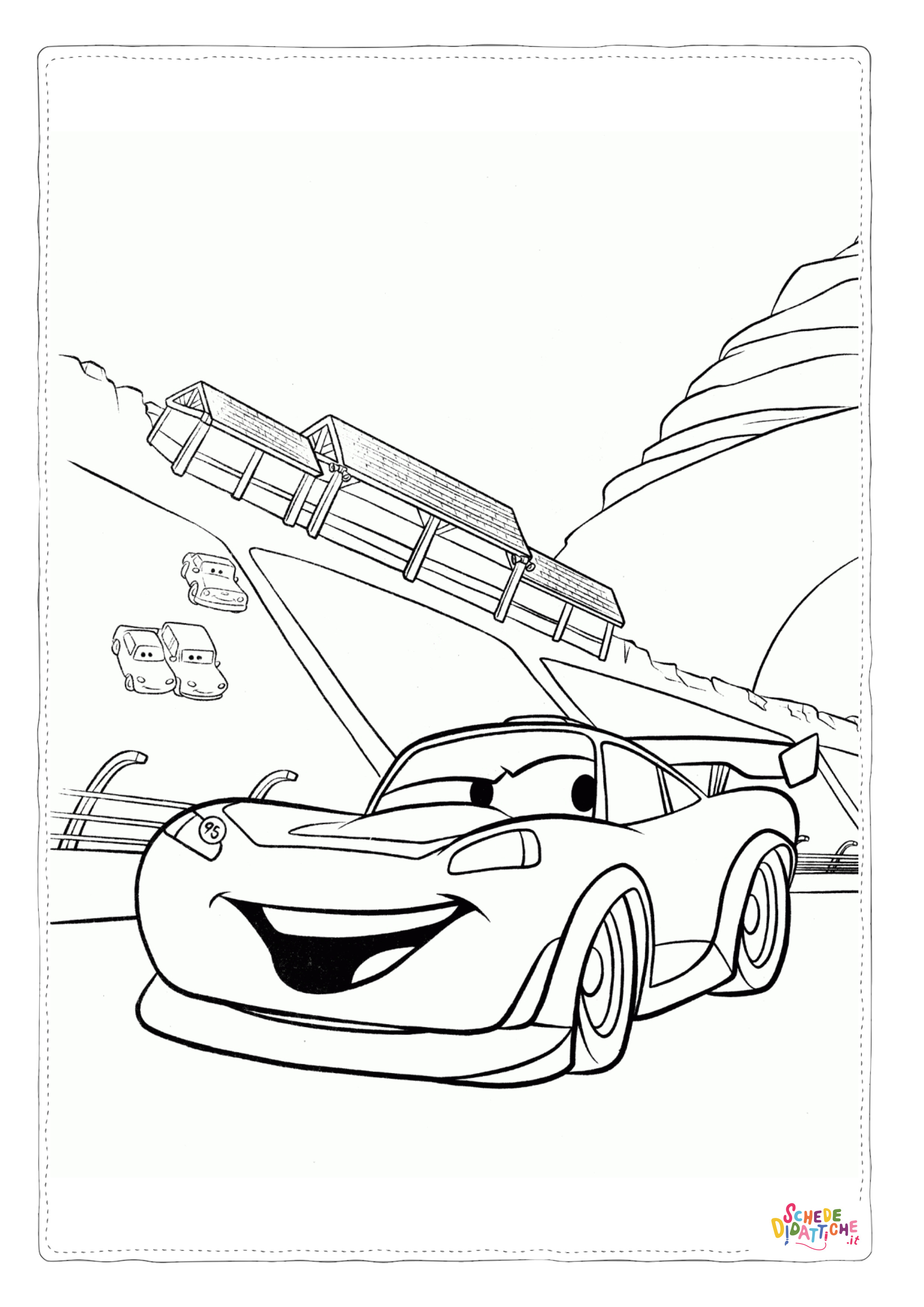 Disegno "Disegno di Cars da stampare e colorare 226" Disegno di Cars da stampare e colorare 226