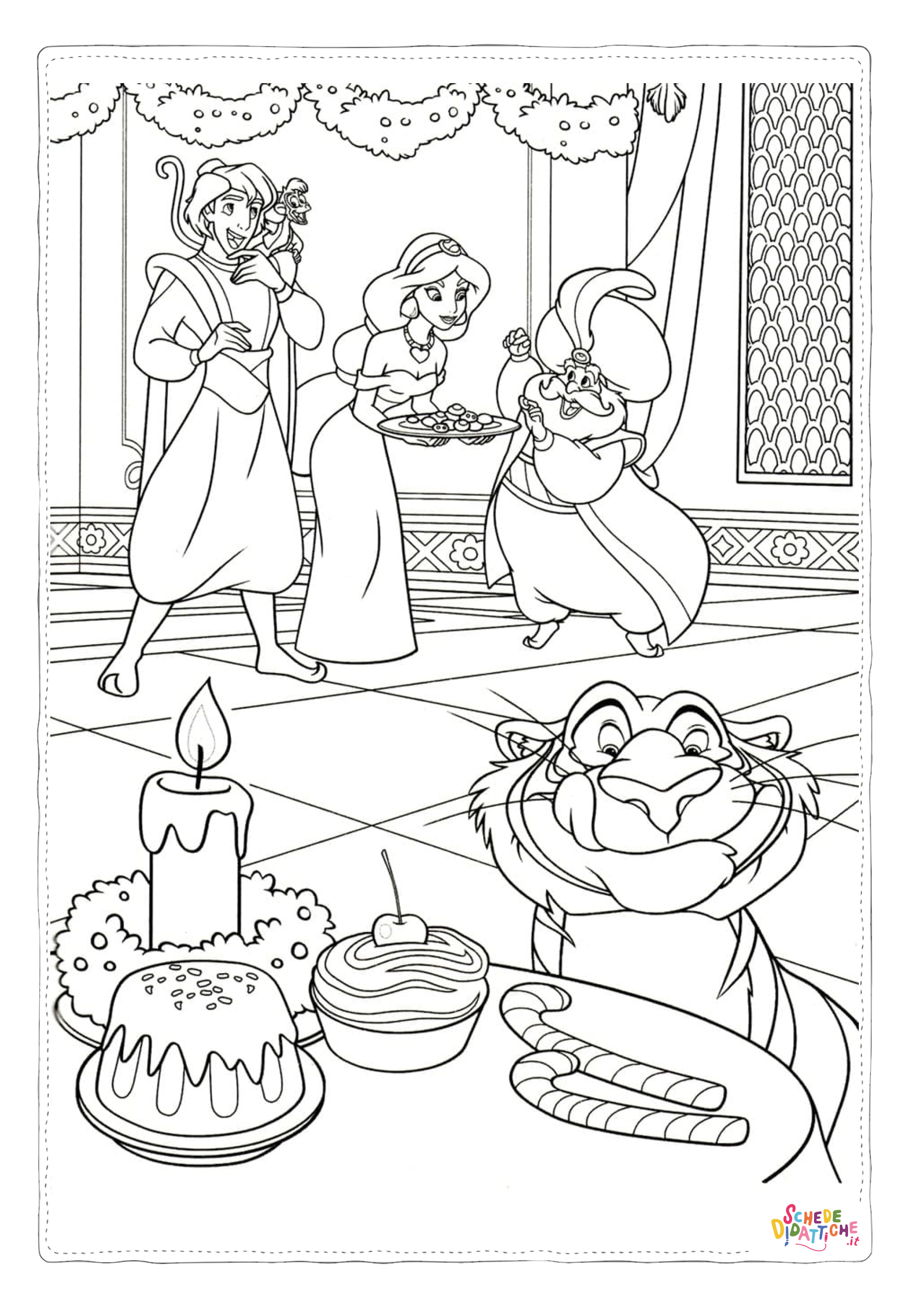 Disegno "Disegno di Tutte le principesse Disney da stampare e colorare 37" Disegno di Tutte le principesse Disney da stampare e colorare 37