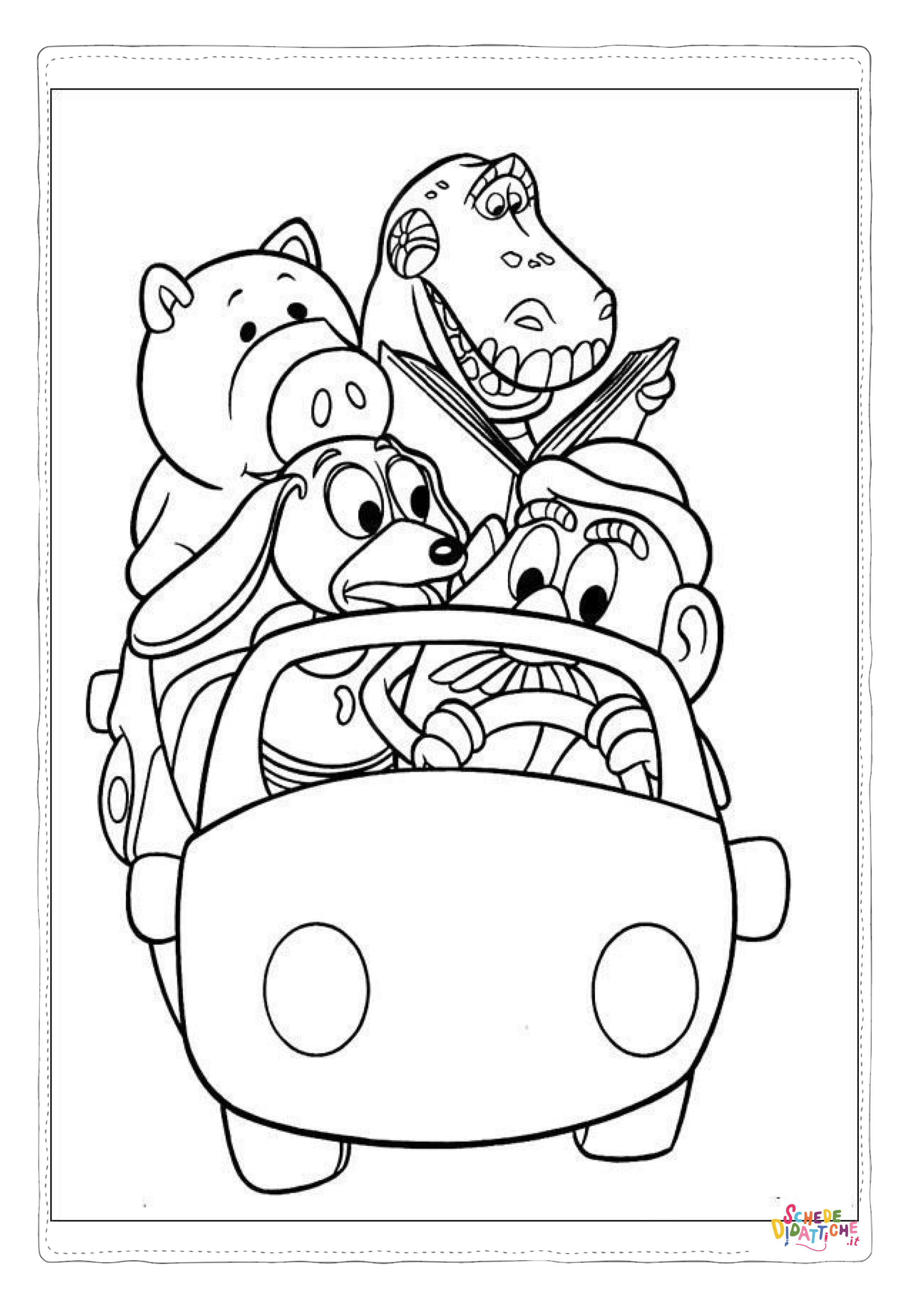 Disegno "Disegno di Toy Story da stampare e colorare 161" Disegno di Toy Story da stampare e colorare 161