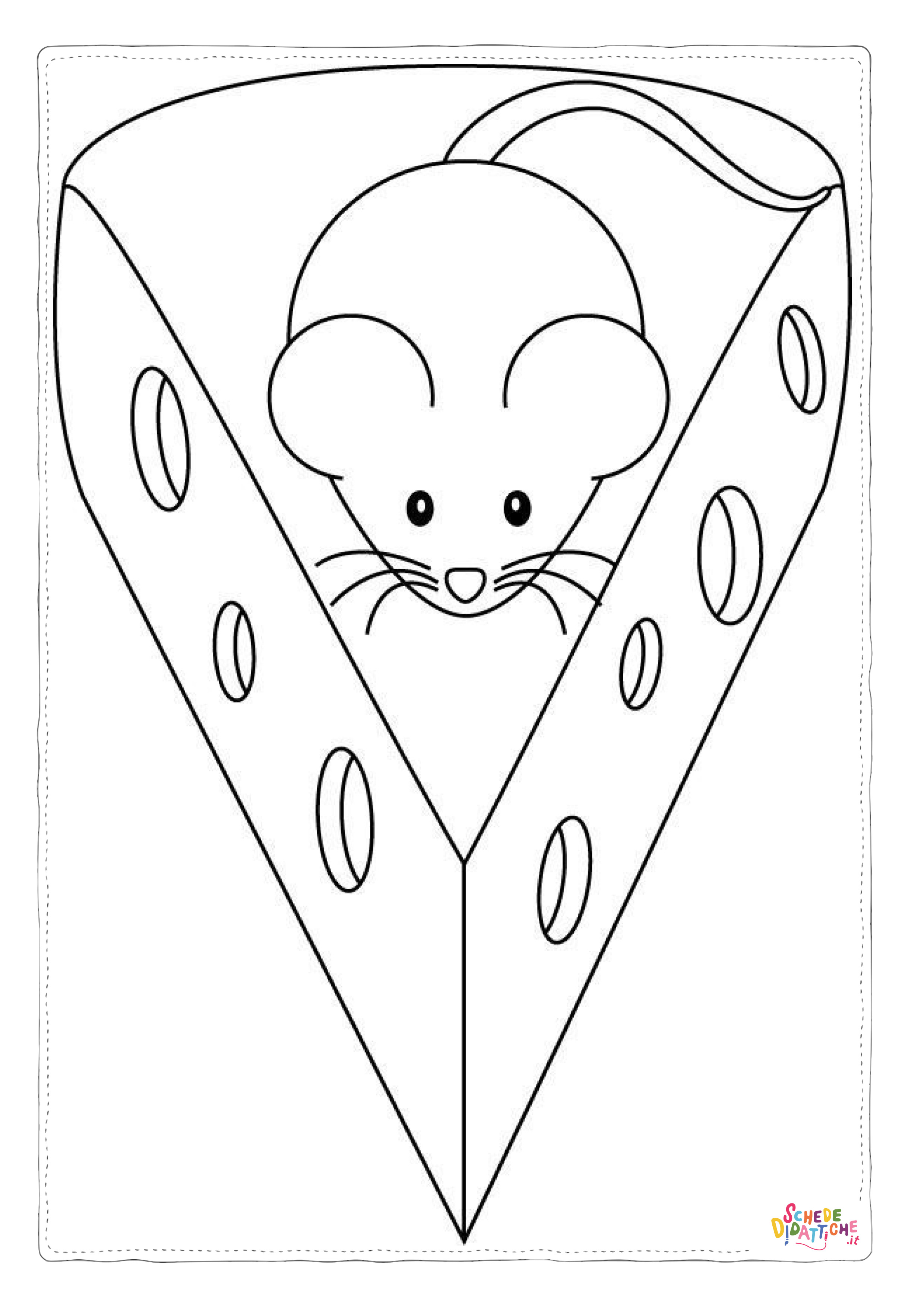 Disegno di topo da stampare e colorare 62