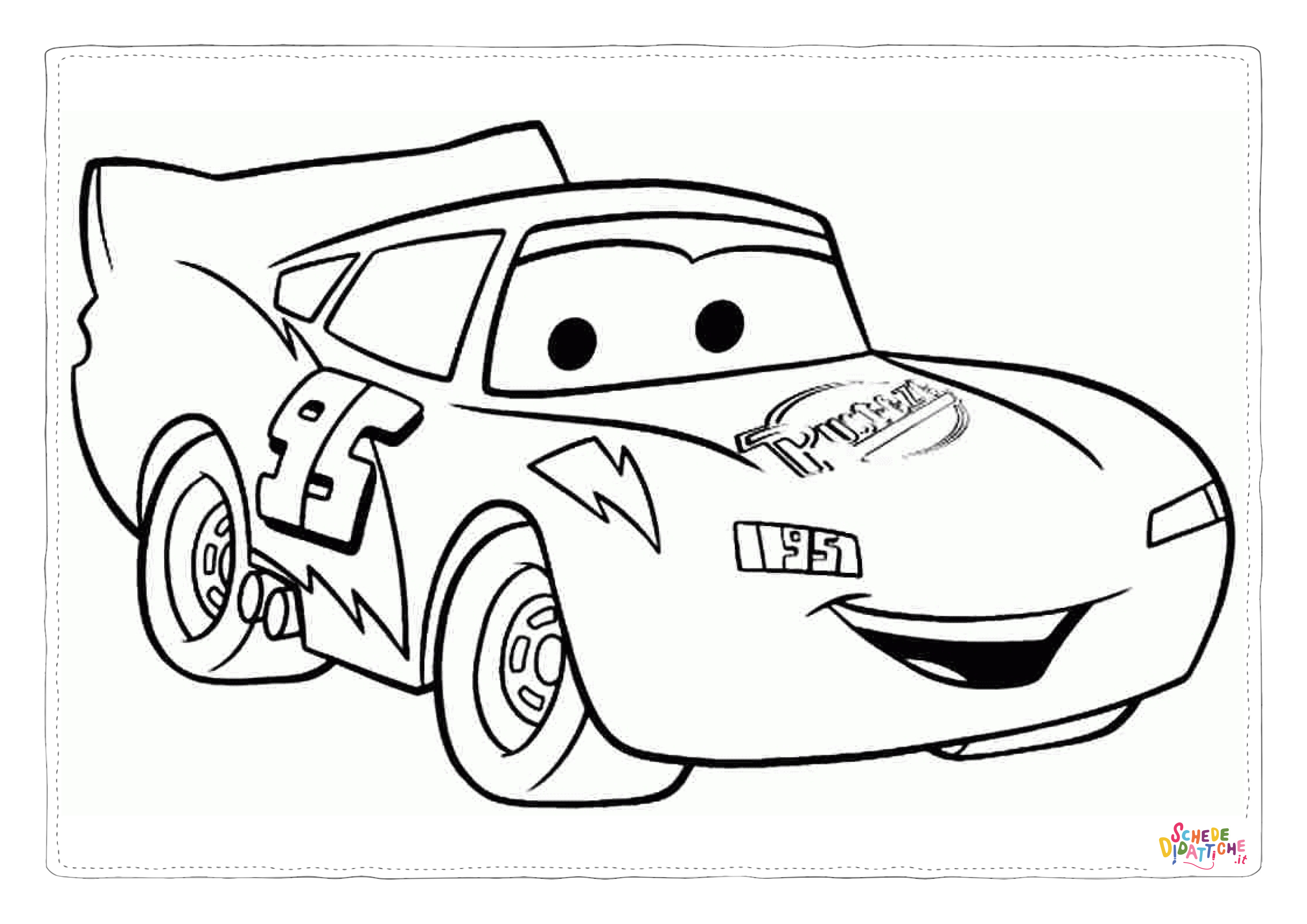 Disegno "Disegno di Cars da stampare e colorare 218" Disegno di Cars da stampare e colorare 218