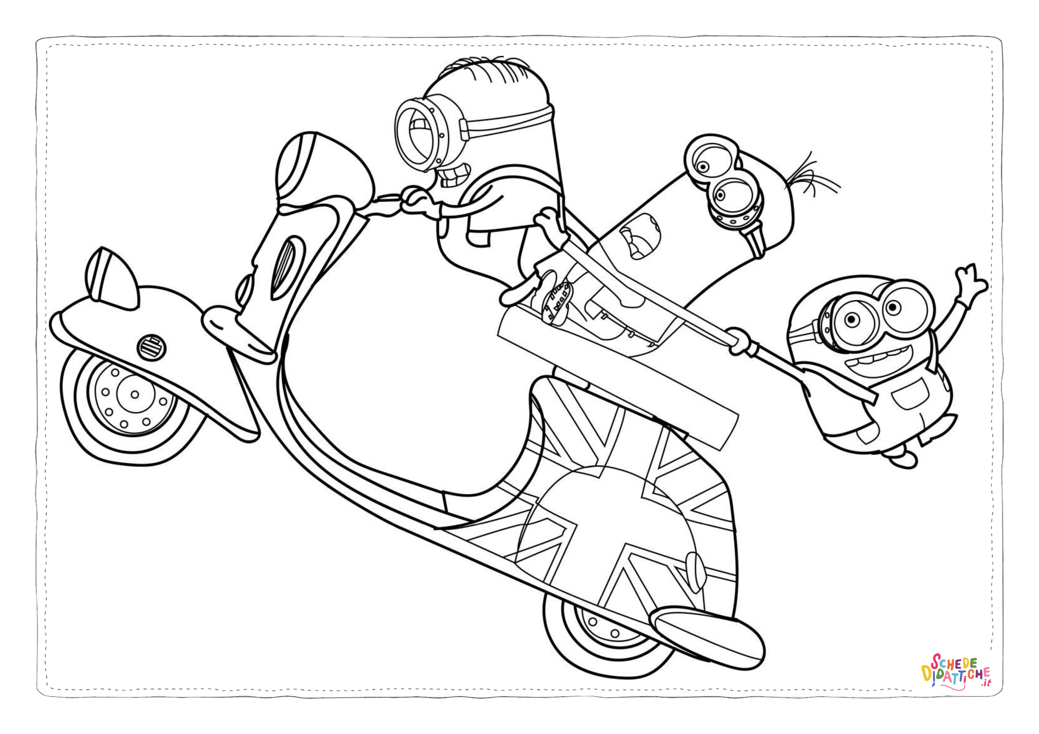Disegno "Disegno di Cattivissimo me - Minions da stampare e colorare 91" Disegno di Cattivissimo me - Minions da stampare e colorare 91