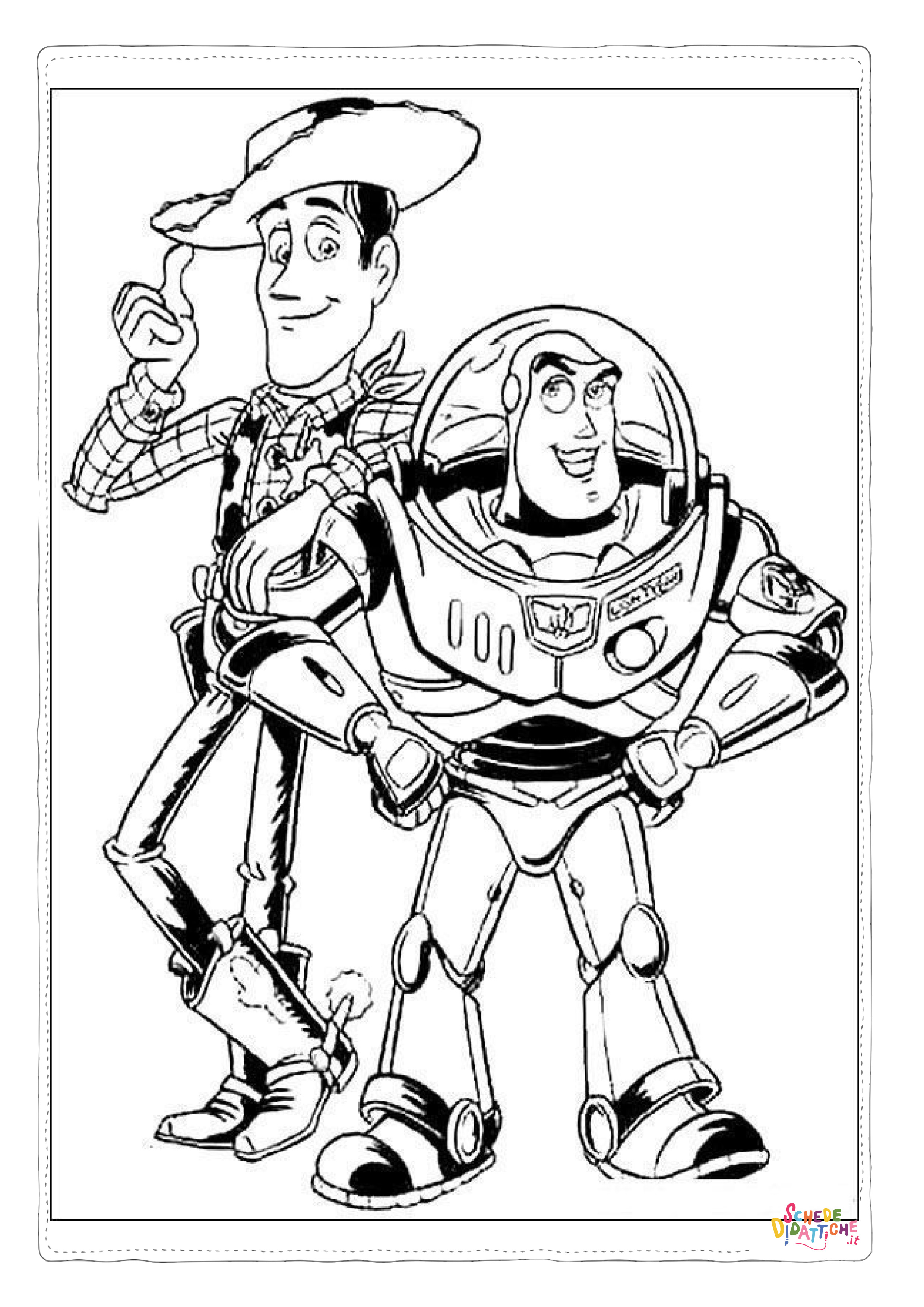 Disegno "Disegno di Toy Story da stampare e colorare 135" Disegno di Toy Story da stampare e colorare 135