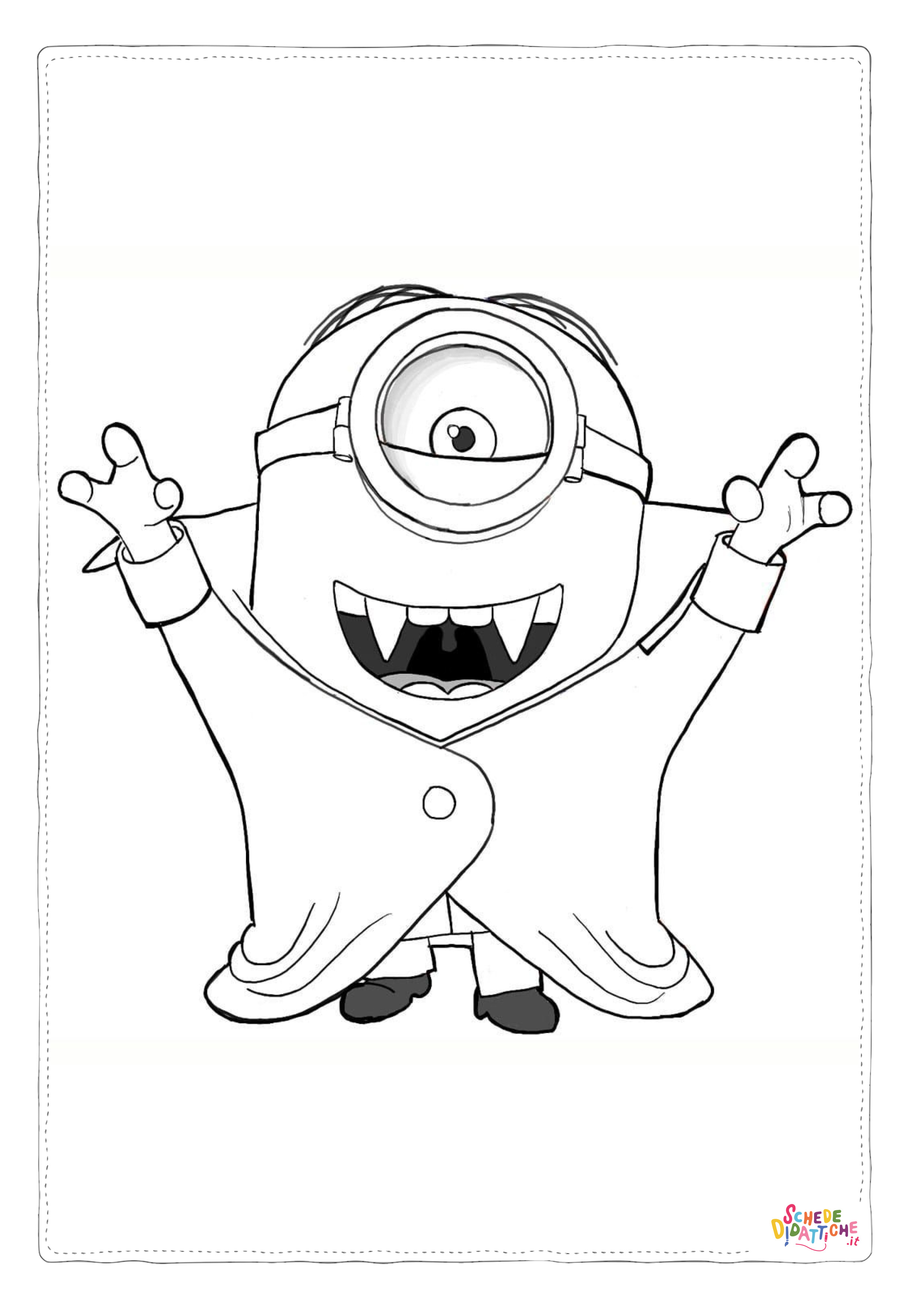 Disegno "Disegno di Cattivissimo me - Minions da stampare e colorare 92" Disegno di Cattivissimo me - Minions da stampare e colorare 92