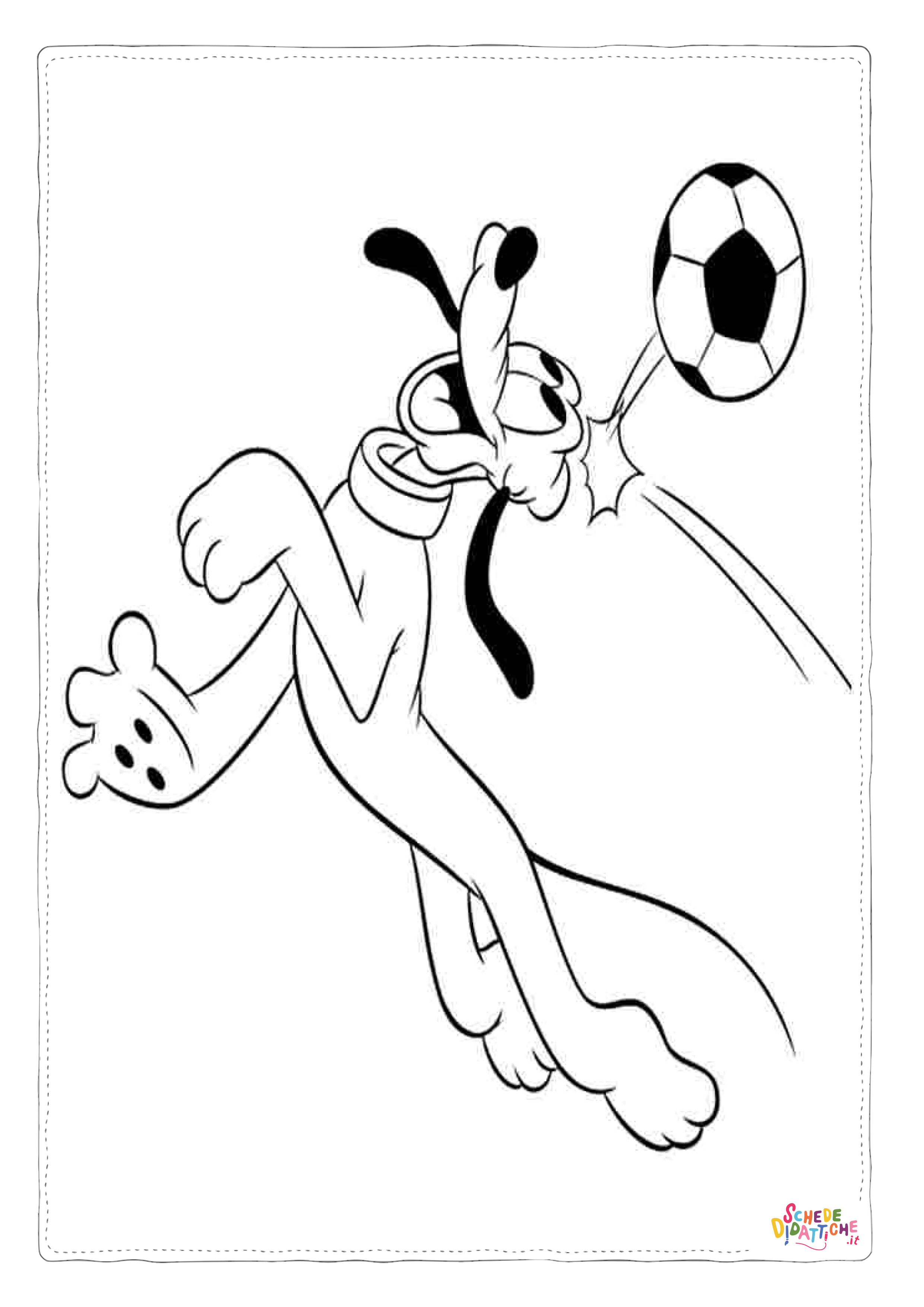 Disegno "Disegno di Pluto da stampare e colorare 35" Disegno di Pluto da stampare e colorare 35