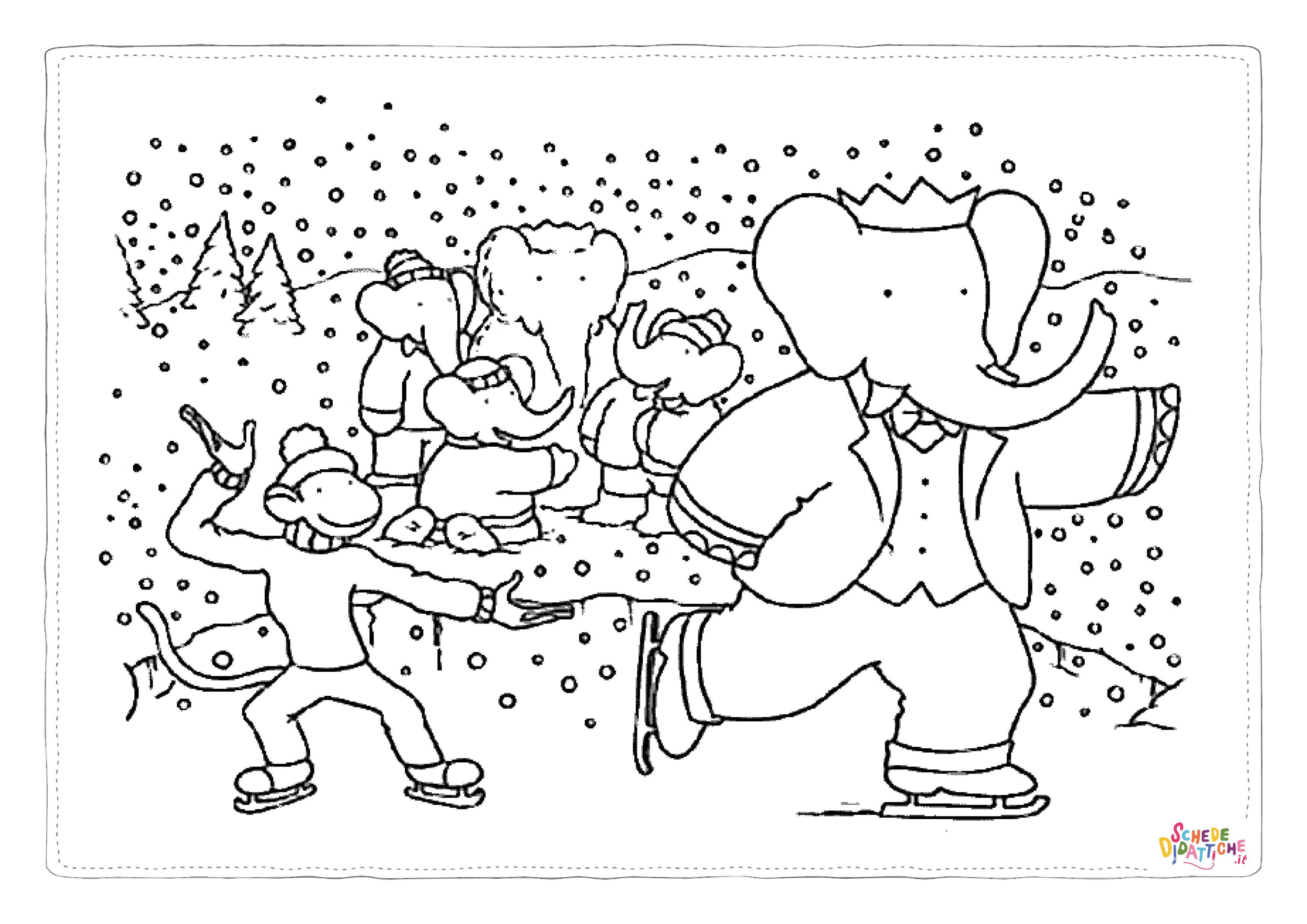 Disegno di Barbapap da stampare e colorare 14