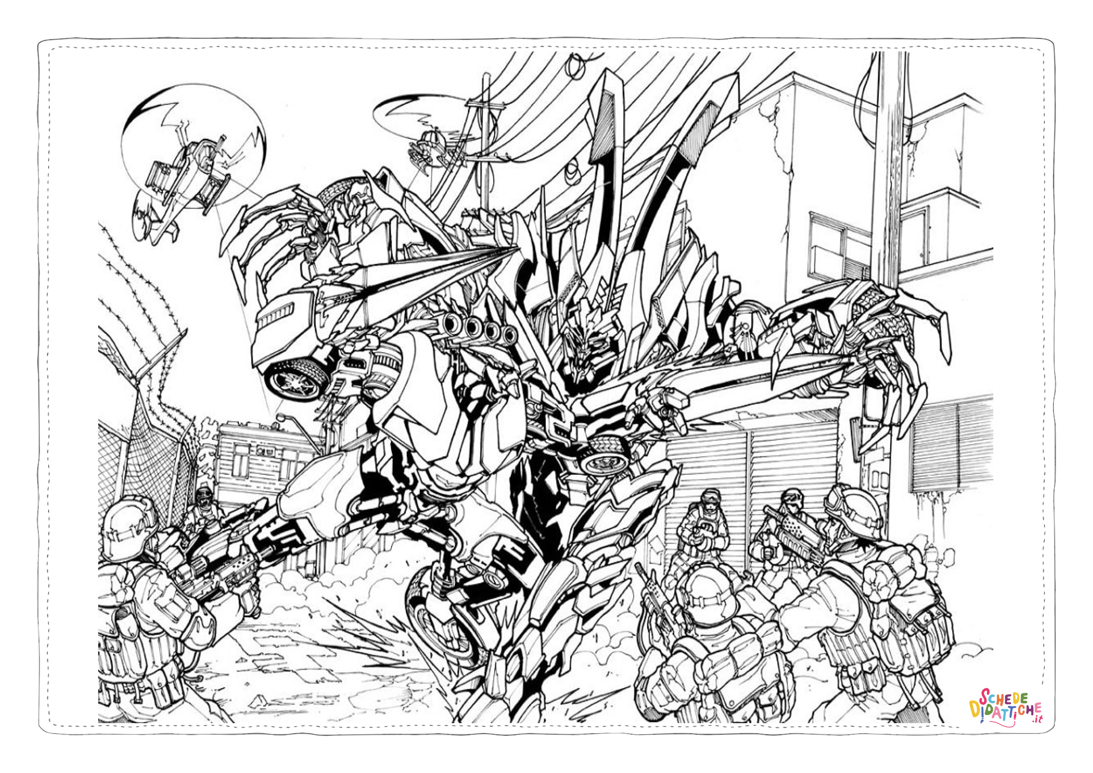 Disegno "Disegno di Transformers da stampare e colorare 67" Disegno di Transformers da stampare e colorare 67