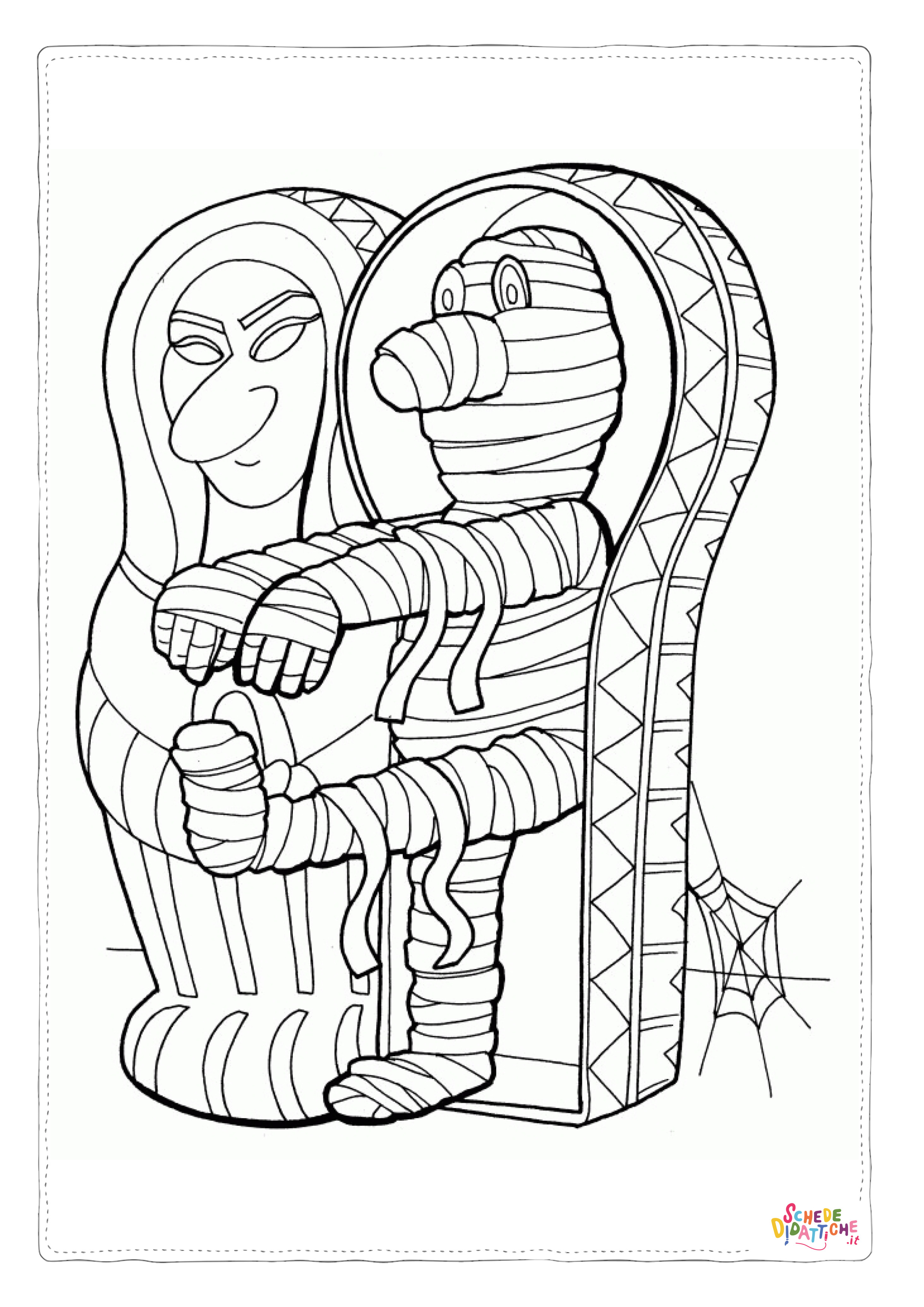Disegno "Disegno di Impero Egizio da stampare e colorare" Disegno di Impero Egizio da stampare e colorare
