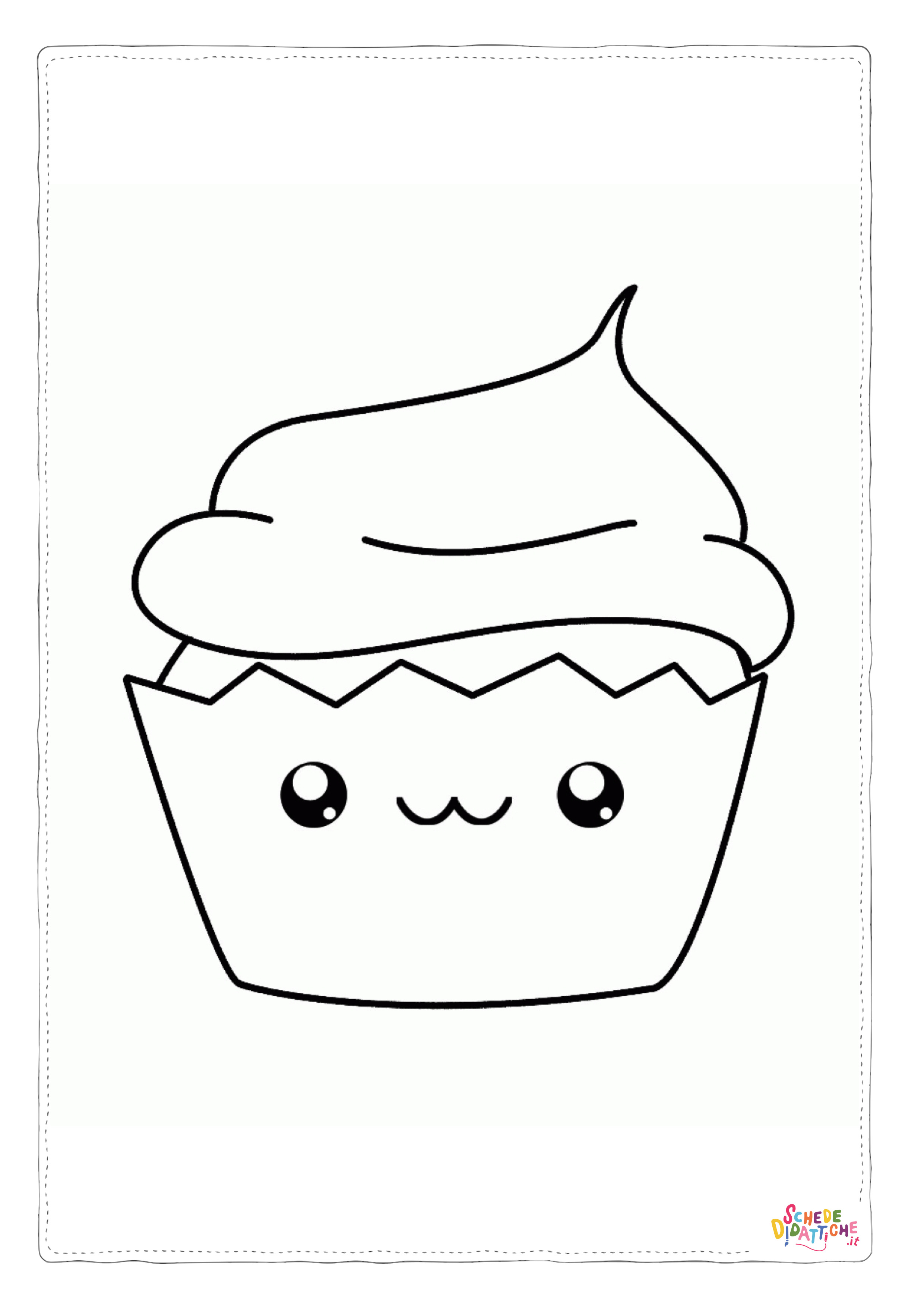 Disegno "Disegno di gelato da stampare e colorare 42" Disegno di gelato da stampare e colorare 42