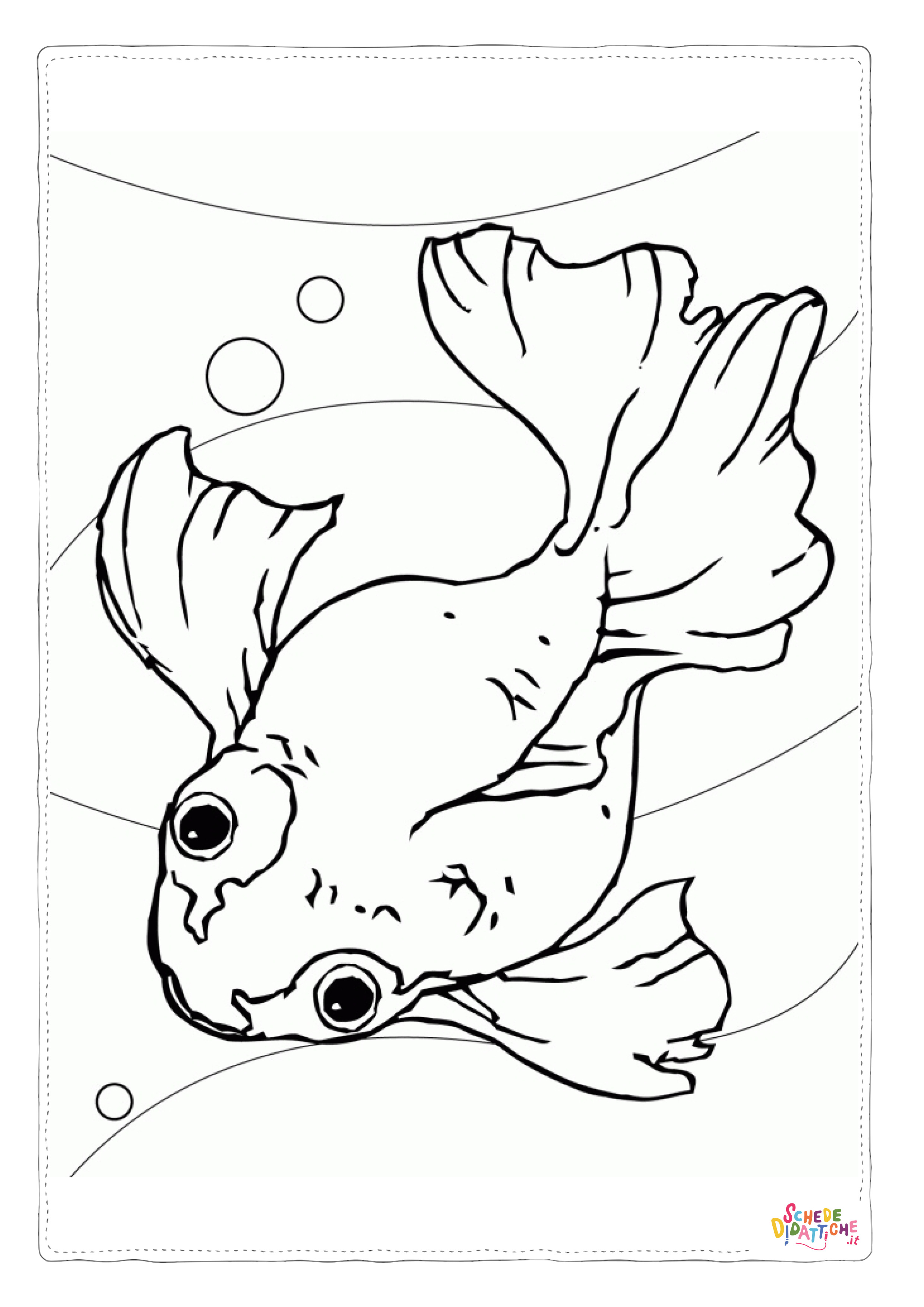 Disegno "Disegno di pesce da stampare e colorare 20" Disegno di pesce da stampare e colorare 20