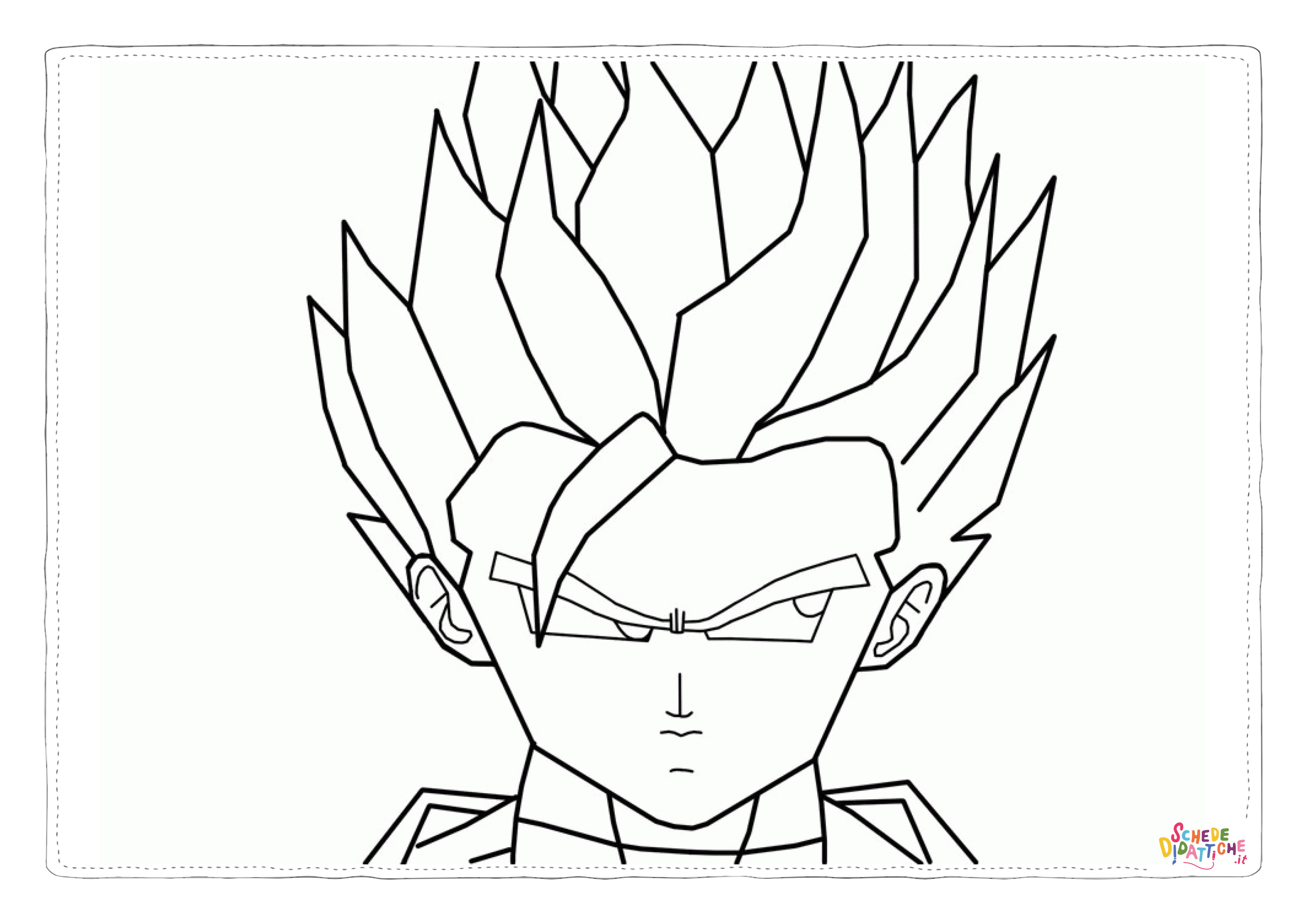 Disegno "Disegno di Dragon Ball da stampare e colorare 59" Disegno di Dragon Ball da stampare e colorare 59