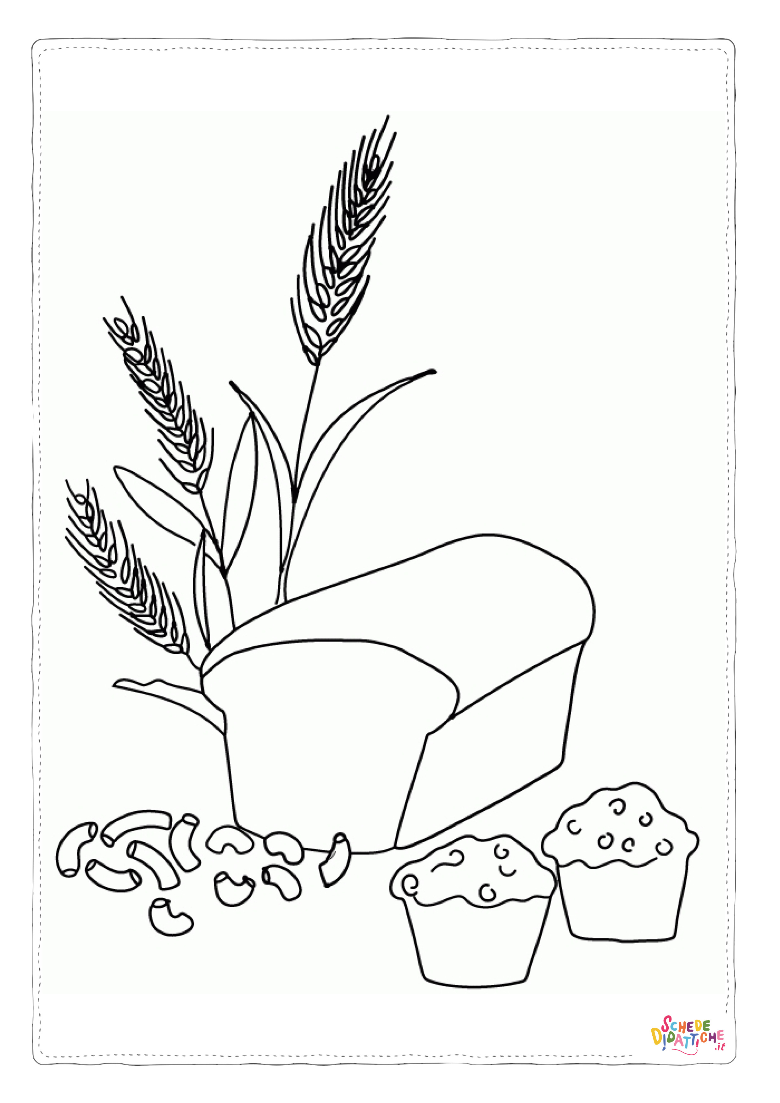Disegno "Disegno di colazione da stampare e colorare 50" Disegno di colazione da stampare e colorare 50