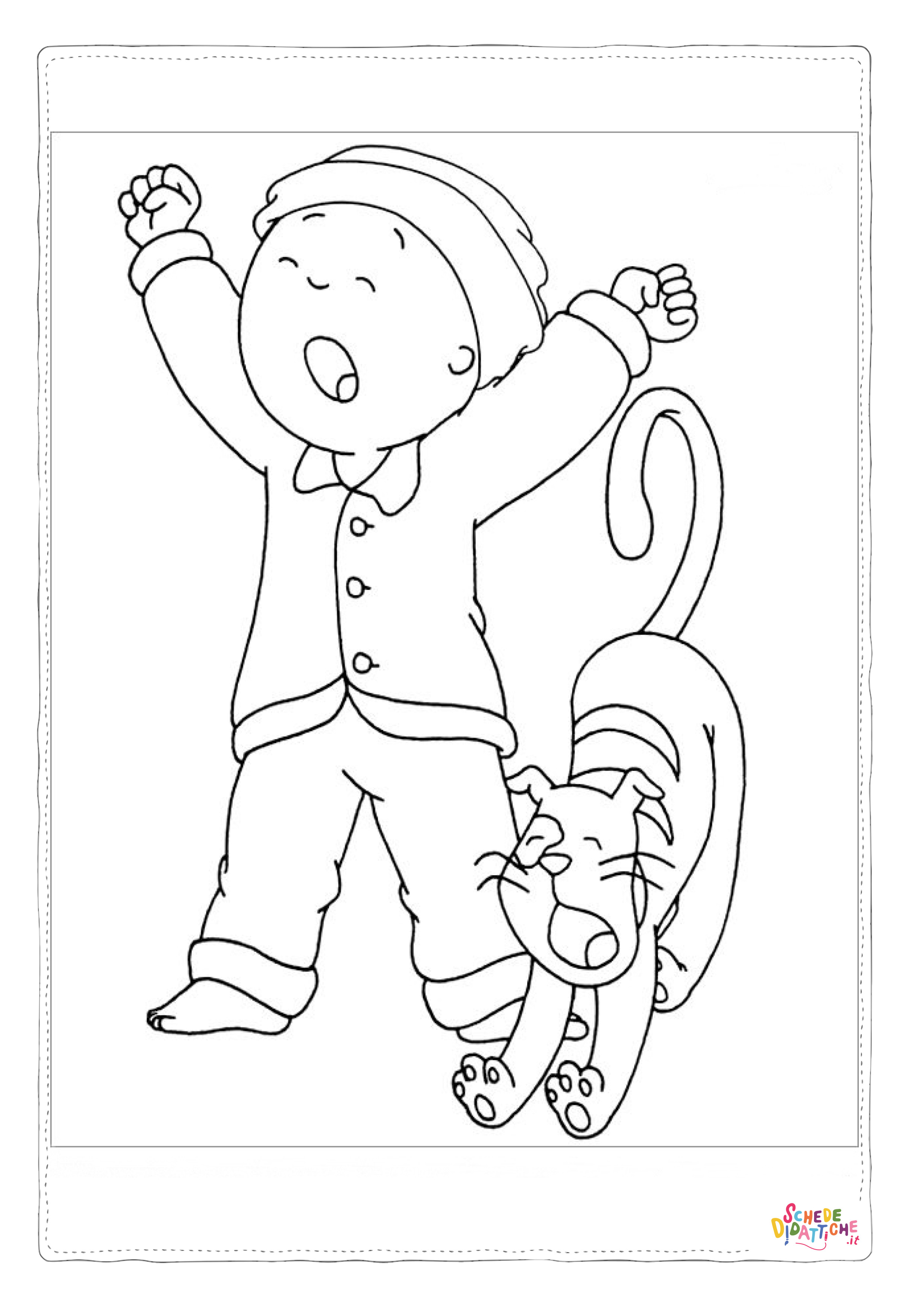 Disegno "Disegno di bambino da stampare e colorare 88" Disegno di bambino da stampare e colorare 88