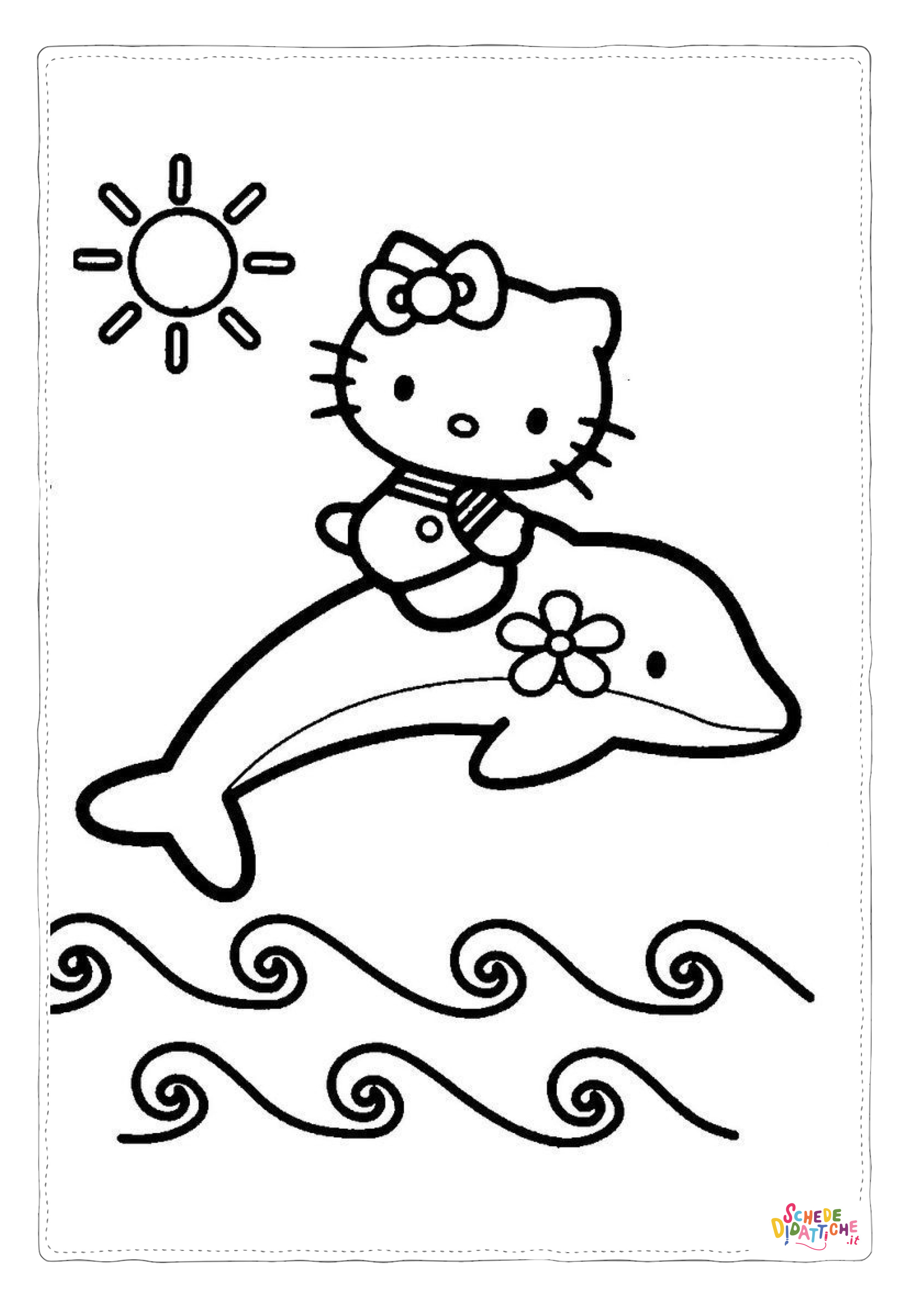 Disegno di Hello Kitty da stampare e colorare 167