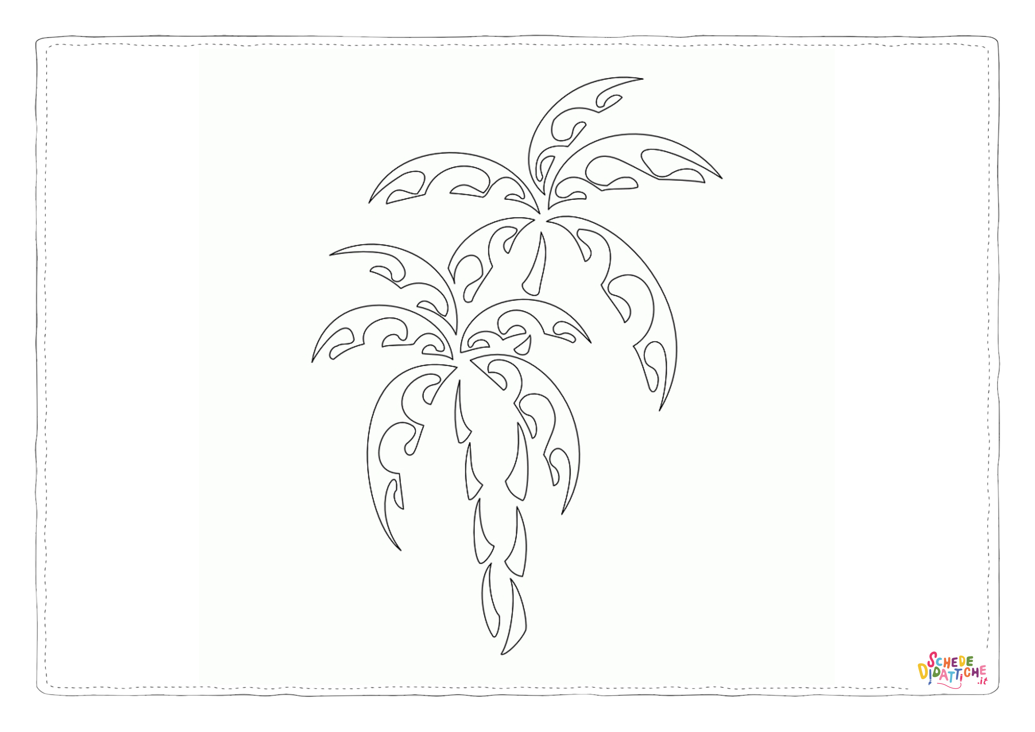 Disegno "Disegno di foglia da stampare e colorare 78" Disegno di foglia da stampare e colorare 78