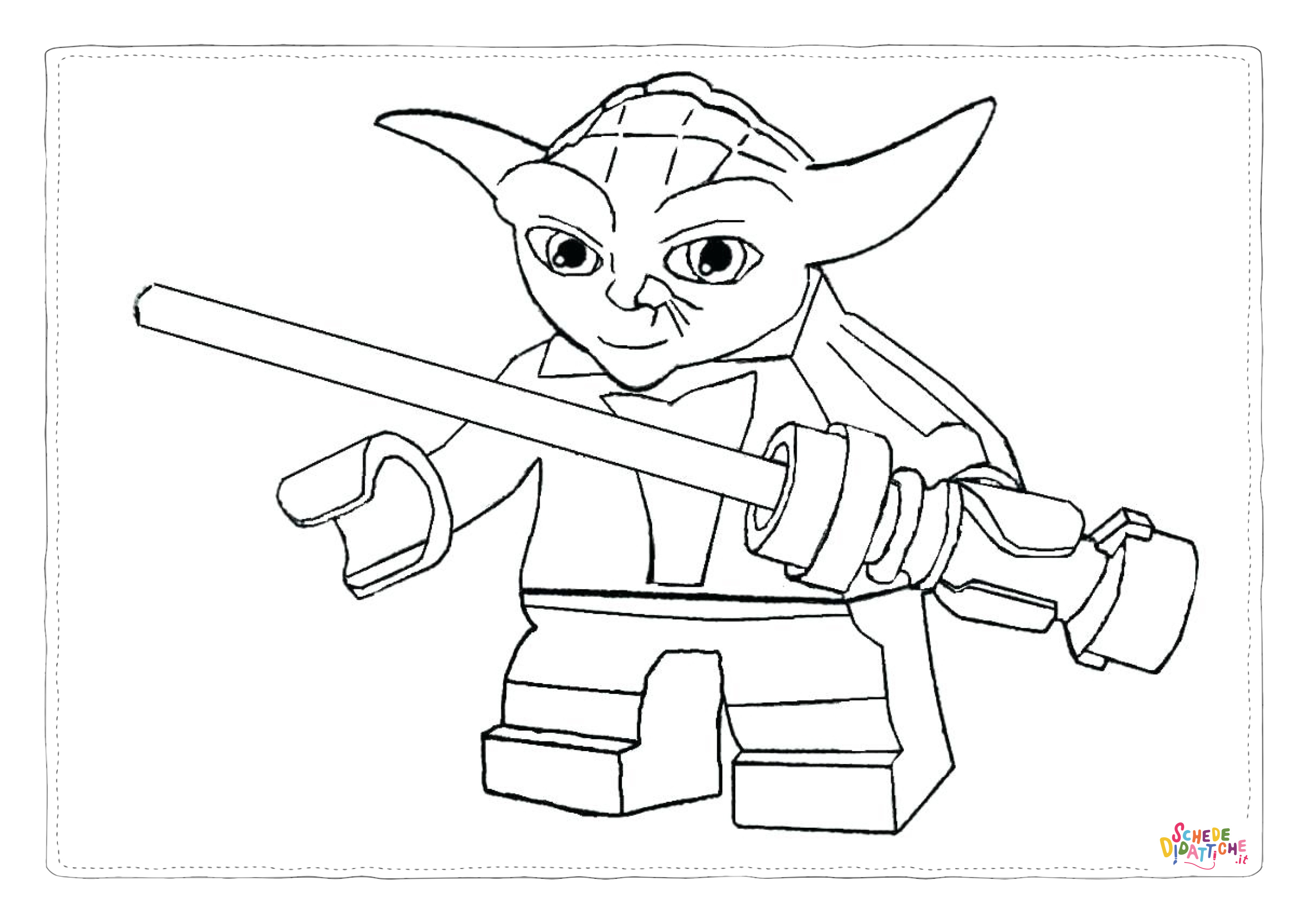 Disegno di LEGO Star Wars da stampare e colorare 23
