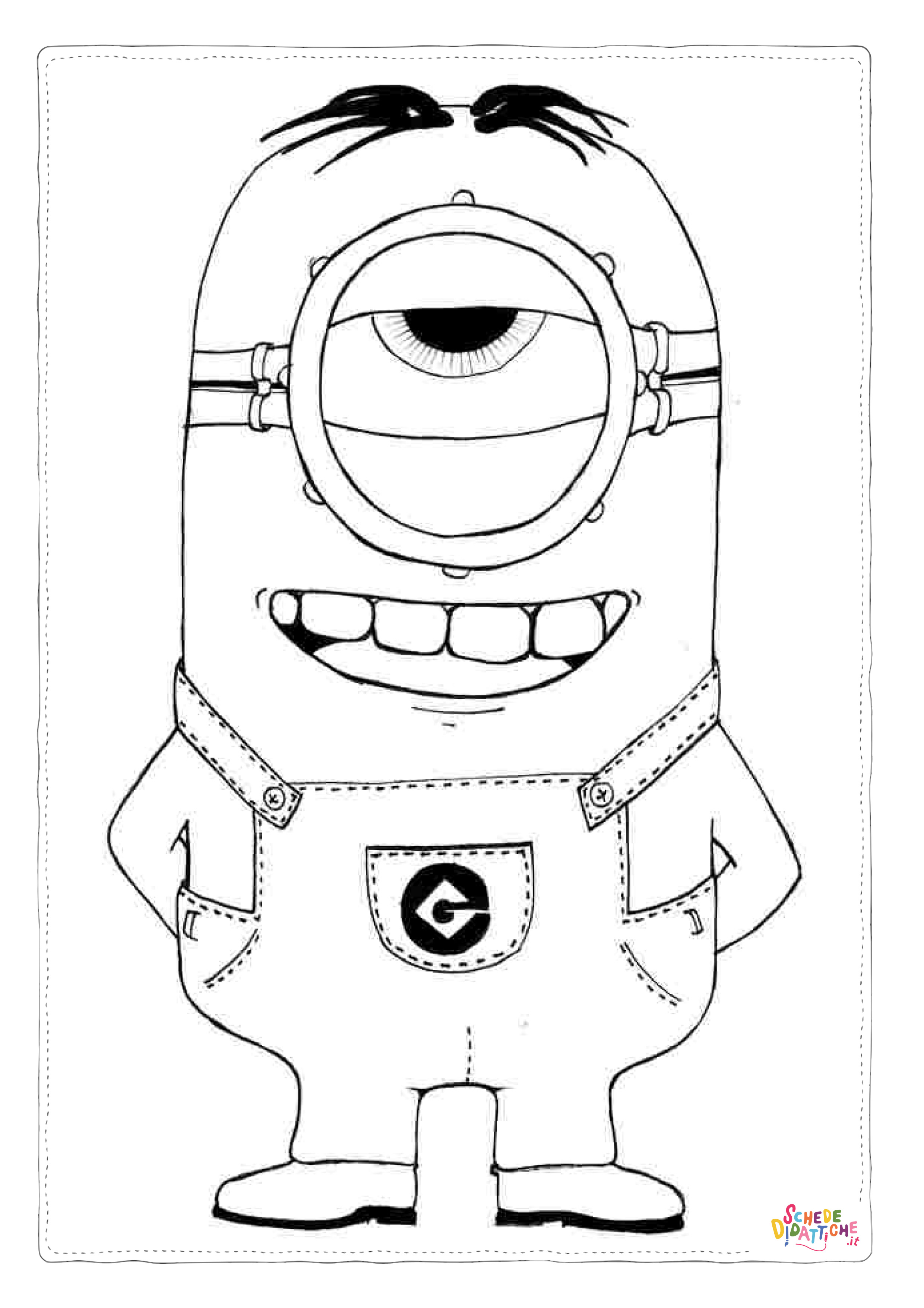 Disegno di Cattivissimo me - Minions da stampare e colorare 16