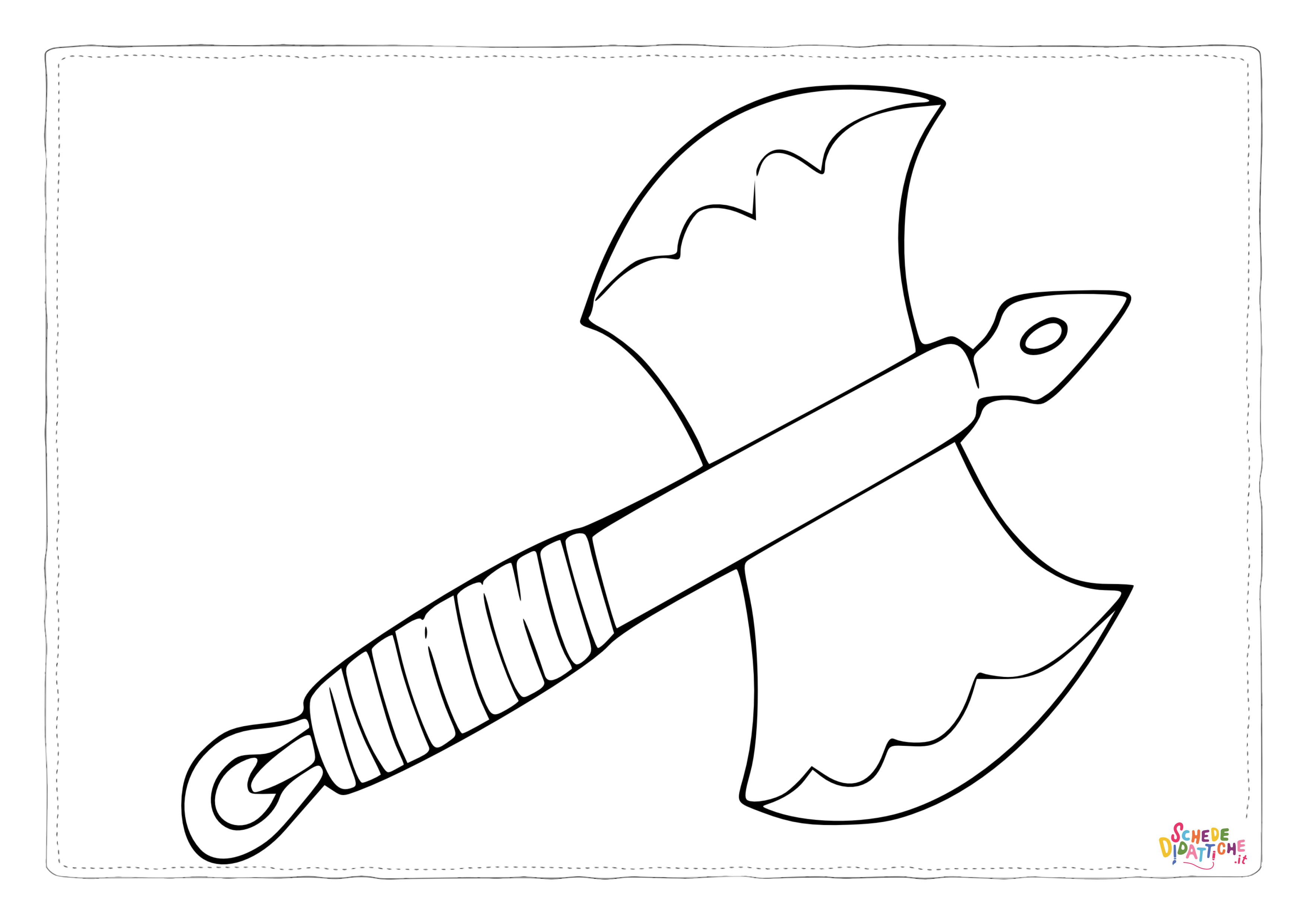 Disegni asce e alabarde  6