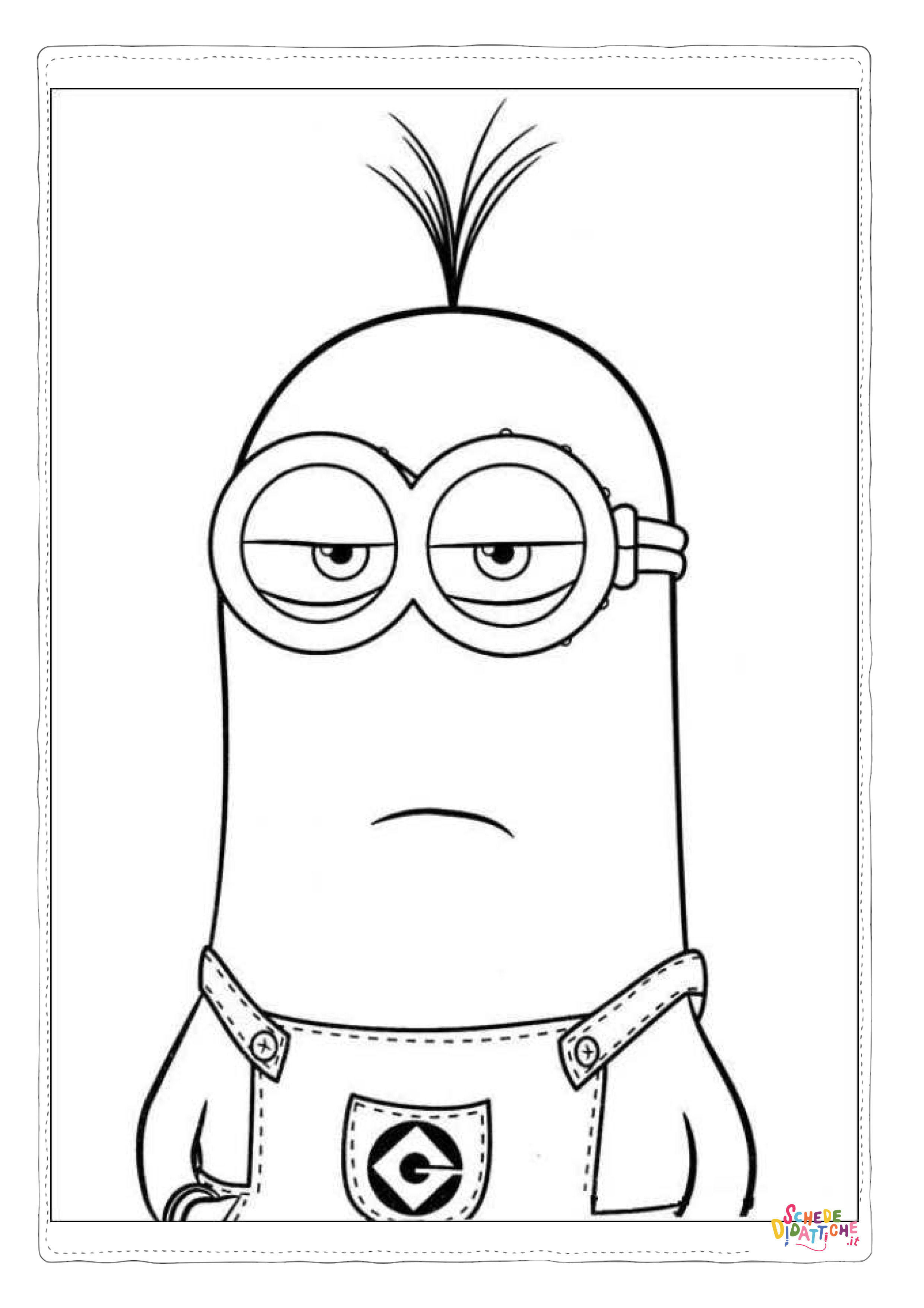 Disegno "Disegno di Cattivissimo me - Minions da stampare e colorare 38" Disegno di Cattivissimo me - Minions da stampare e colorare 38