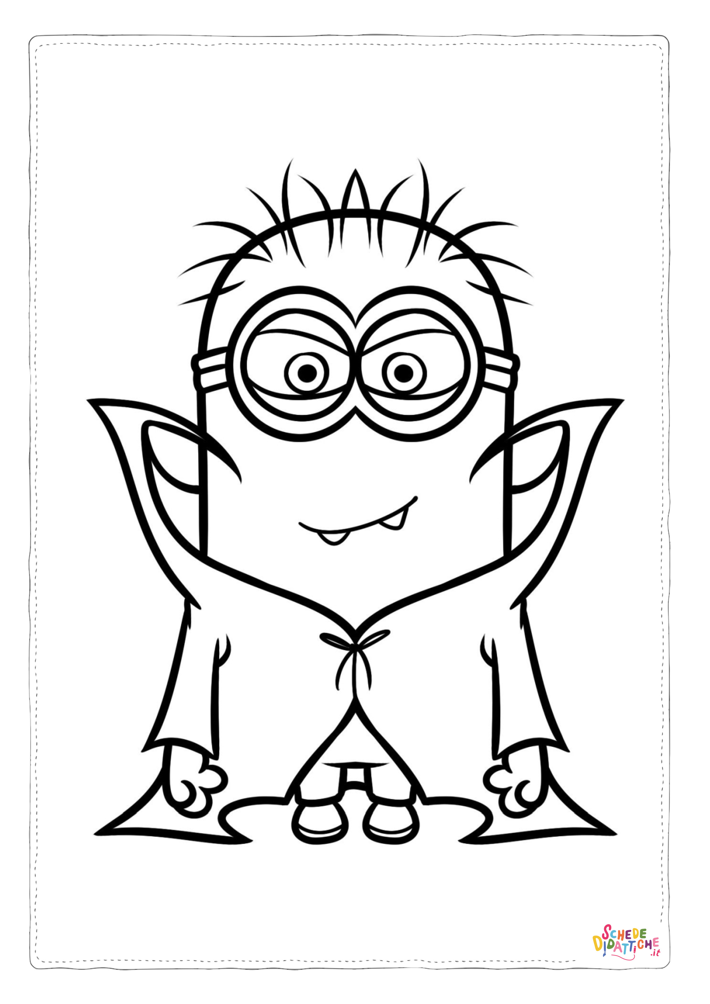 Disegno "Disegno di Cattivissimo me - Minions da stampare e colorare 9" Disegno di Cattivissimo me - Minions da stampare e colorare 9