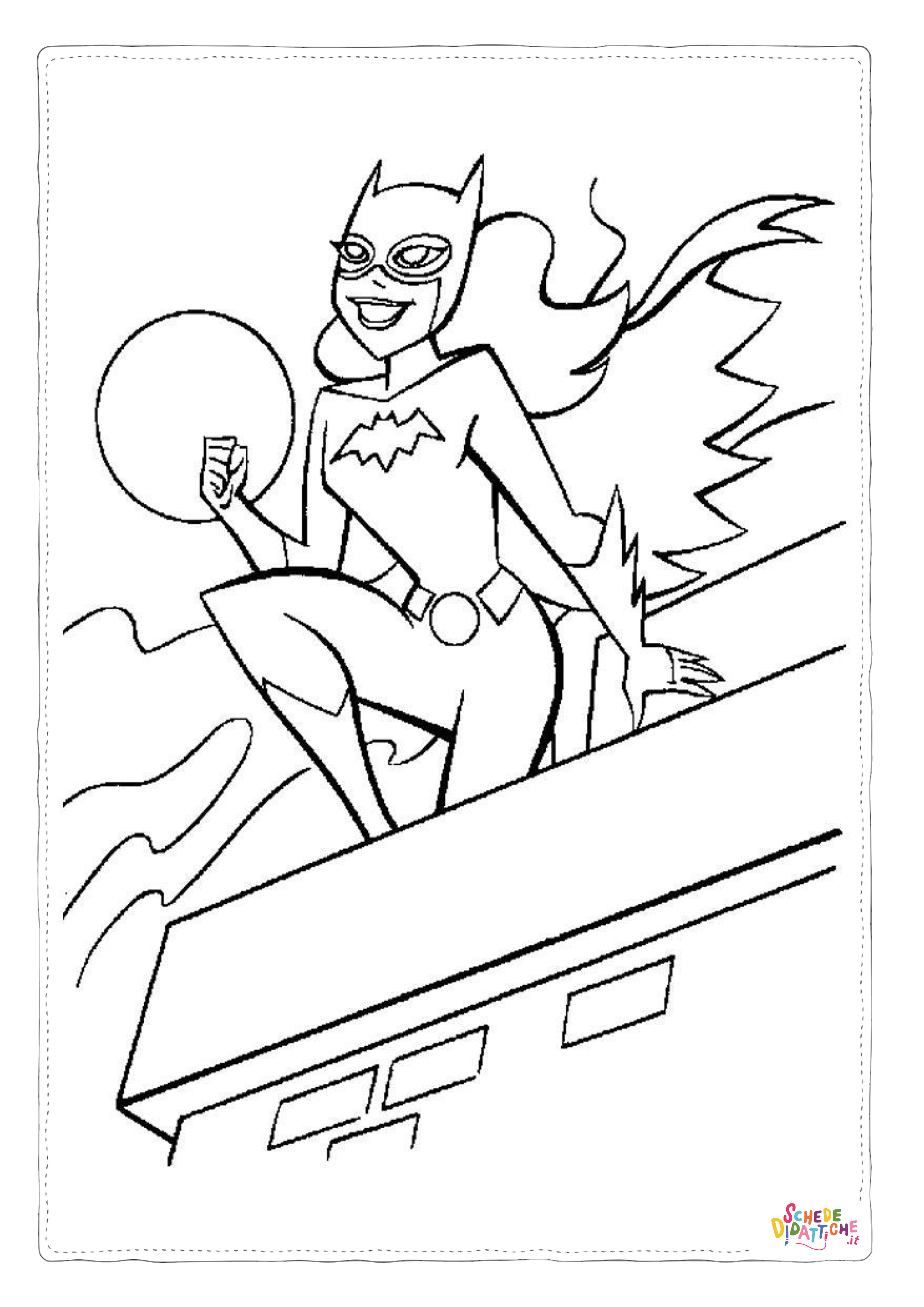 Disegno "Disegno di Batman e Robin da stampare e colorare 106" Disegno di Batman e Robin da stampare e colorare 106