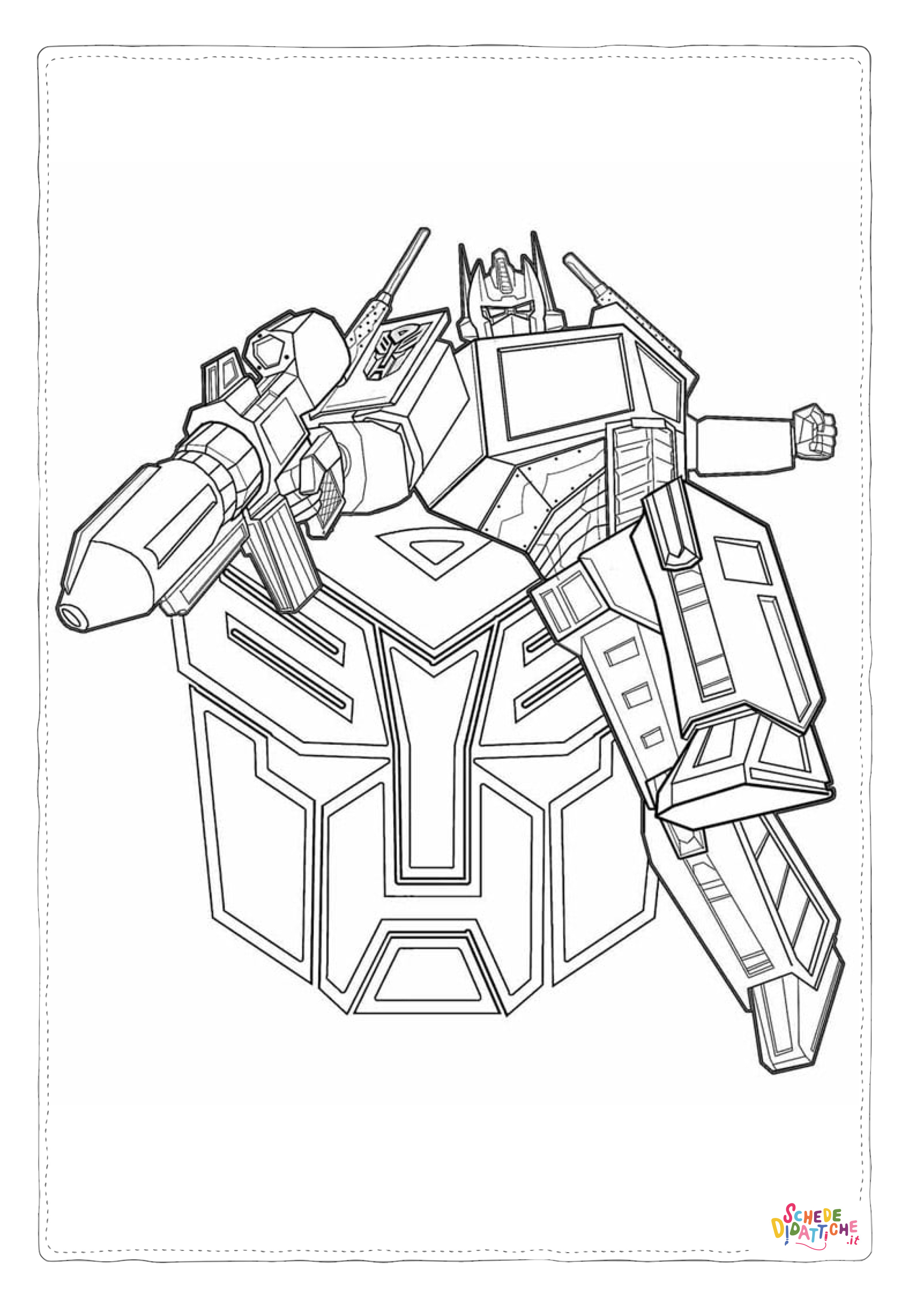 Disegno "Disegno di Transformers da stampare e colorare 55" Disegno di Transformers da stampare e colorare 55