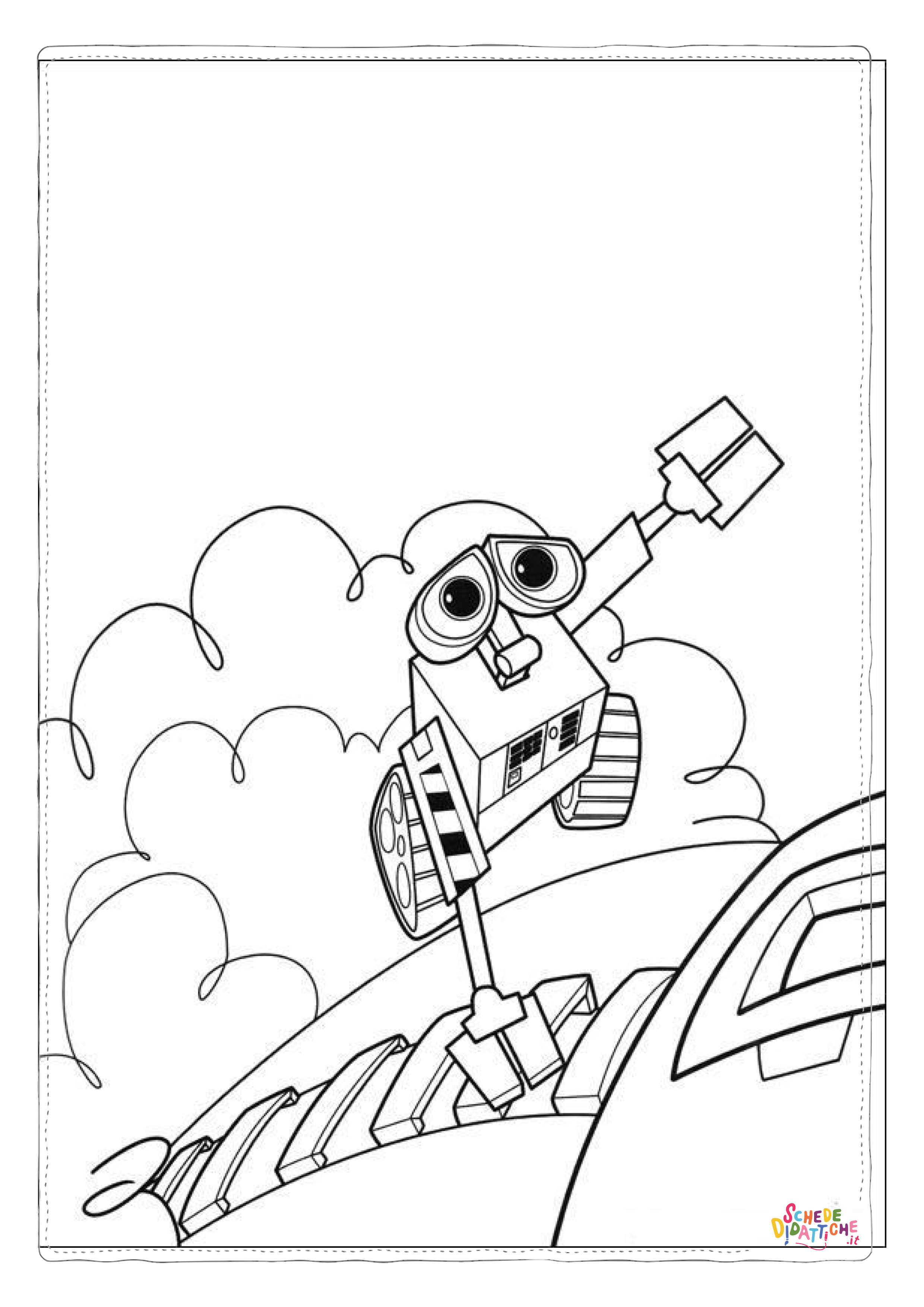 Disegno di Wall-E da stampare e colorare 24
